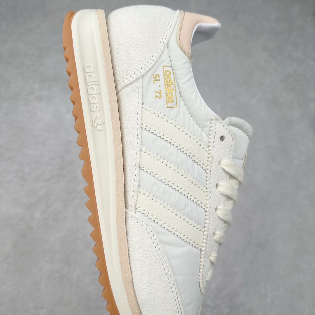 图片[6]-＃纯原 AD Wmns SL72 OG 系列德训足球风百搭低帮休闲运动板鞋 JI2491 采用高弹EVA+MODEL+RB三层组合底 区别市面RB一体大底 三层组合鞋底重量与原鞋一致 Originals 将有「T 头鞋」造型的诞生于 1972 年的 SL72 鞋款复刻带回 各位买鞋又有新选择了 1972 年 SL72 问世后 引领了后来阿迪达斯的跑鞋发展方向 其中「SL」代表了 Super Light 彰显了产品轻便的特性 1972 年 SL72 问世后 引领了后来阿迪达斯的跑鞋发展方向 其中「SL」代表了 Super Light 彰显了产品轻便的特性 这次 Originals 延续其轻质经典的基因 带来男女两款 SL72 男生款带来 SL72 RS 鞋型 RS 意为 Reshaped（重塑）鞋款在保留了经典的外观基础上 在尼龙材质里增加了填充物 使鞋型更加挺立和饱满 鞋头则更加圆润 鞋底的 EVA 材质则增加了鞋款的高度 女生款则带来 SL72 OG W 鞋型 OG 顾名思义则是致敬经典款式 相较于 RS（Reshaped）鞋款 鞋身更加纤细 其整体鞋身轮廓、线条、细节、材质上尊崇 70 年代 SL72 的设计 还原经典味道 尺码：36 36⅔ 37⅓ 38 38⅔ 39⅓ 40 40⅔ 41⅓ 42 42⅔ 43⅓ 44 44⅔ 45-选品中心