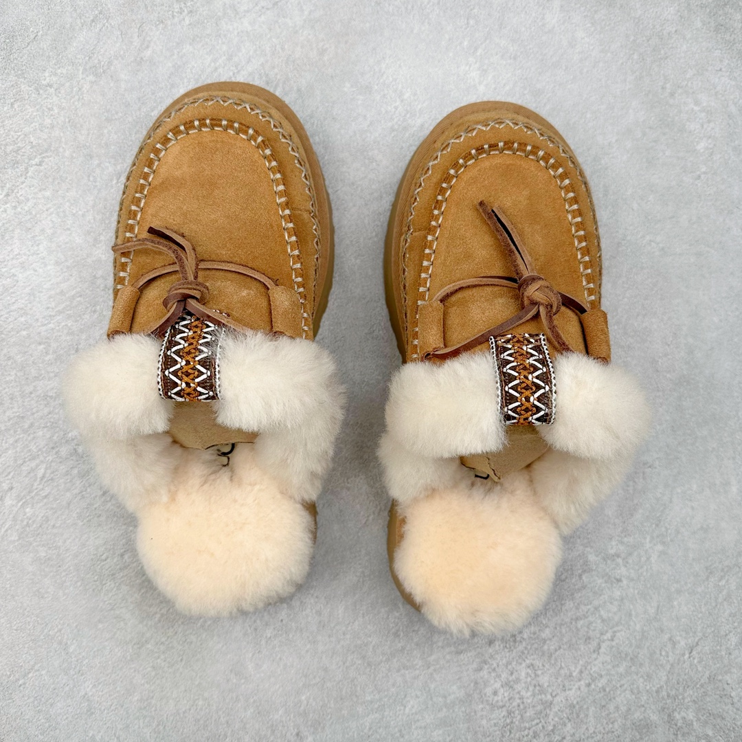 图片[3]-＃SP原厂 UGG 8260 阿尔派半拖秋冬羊皮毛一体雪地靴 全鞋采用ZP同厂 隆丰A级澳洲进口羊皮毛一体 品牌代工厂生产线 完全遵循ZP工艺流程 代工厂原厂版师 秉承无原鞋不开发选择 注重每一处细节 市面最正版型 TREADLITE\\\”轻翼\\\”科技外底 轻便/耐用/柔韧/桩型【售后郑重承诺】一个月内若出现重大脱胶/断底等质量问题 直接为您换新！尺码：35 36 37 38 39 40-选品中心