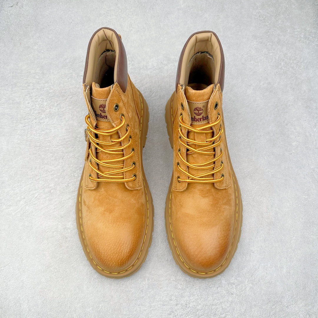 图片[2]-＃福利特价 Timberland添柏岚/天伯伦户外高帮休闲大黄靴系列 #广东大厂品质 原盒原包装 #24ss新款 时尚潮流搭配 面料采用意大利🇮🇹顶级磨砂细纹牛皮 搭配防臭防腐真皮乳胶鞋垫 大底到五金都是代工厂原材料制作 同原版固特异永不开胶工艺 好货不杀猪 首单质量严格把控 全网独家首发 品质毋庸置疑 全套官网统一包装 给您完美的穿着体验 质量考究耐穿 型男必备 专治不帅 高品质脚感一流 今年冬季防寒户外专用 日常随意搭配 尺码：38 39 40 41 42 43 44（皮鞋码）-选品中心