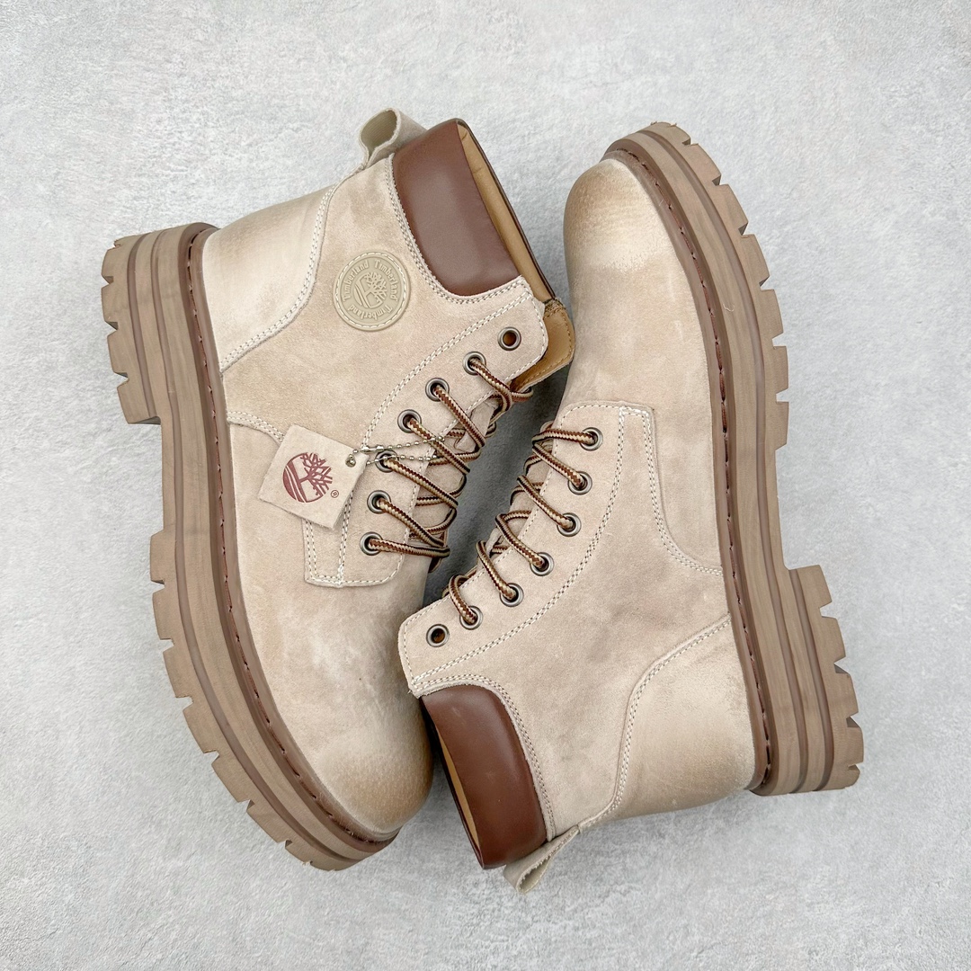 图片[3]-＃福利特价 Timberland添柏岚/天伯伦户外高帮休闲大黄靴系列 #广东大厂品质 原盒原包装 #24ss新款 时尚潮流搭配 面料采用意大利🇮🇹顶级磨砂细纹牛皮 搭配防臭防腐真皮乳胶鞋垫 大底到五金都是代工厂原材料制作 同原版固特异永不开胶工艺 好货不杀猪 首单质量严格把控 全网独家首发 品质毋庸置疑 全套官网统一包装 给您完美的穿着体验 质量考究耐穿 型男必备 专治不帅 高品质脚感一流 今年冬季防寒户外专用 日常随意搭配 尺码：38 39 40 41 42 43 44（皮鞋码）-选品中心