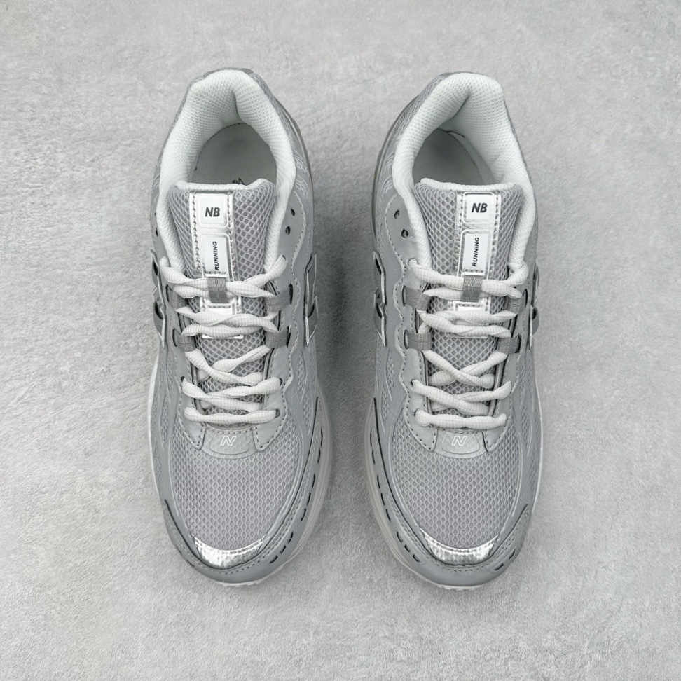 图片[2]-New Balance M1906R NB新百伦系列复古老爹风休闲运动慢跑鞋 采用轻质牛剖革拼接透气网眼衬垫织物鞋面材质 T-Beam大底提供足步弓支撑 保持步态稳定#后跟搭载外露缓震胶 鞋身整体以各种深浅不一的灰色覆盖 鞋头以淡蓝色调装饰，网眼衬垫通过不规律的色块实现做旧的美感 泛黄的鞋底更是进一步增添了复古气息 尺码：36 37 37.5 38 38.5 39.5 40 40.5 41.5 42 42.5 43 44 45-选品中心