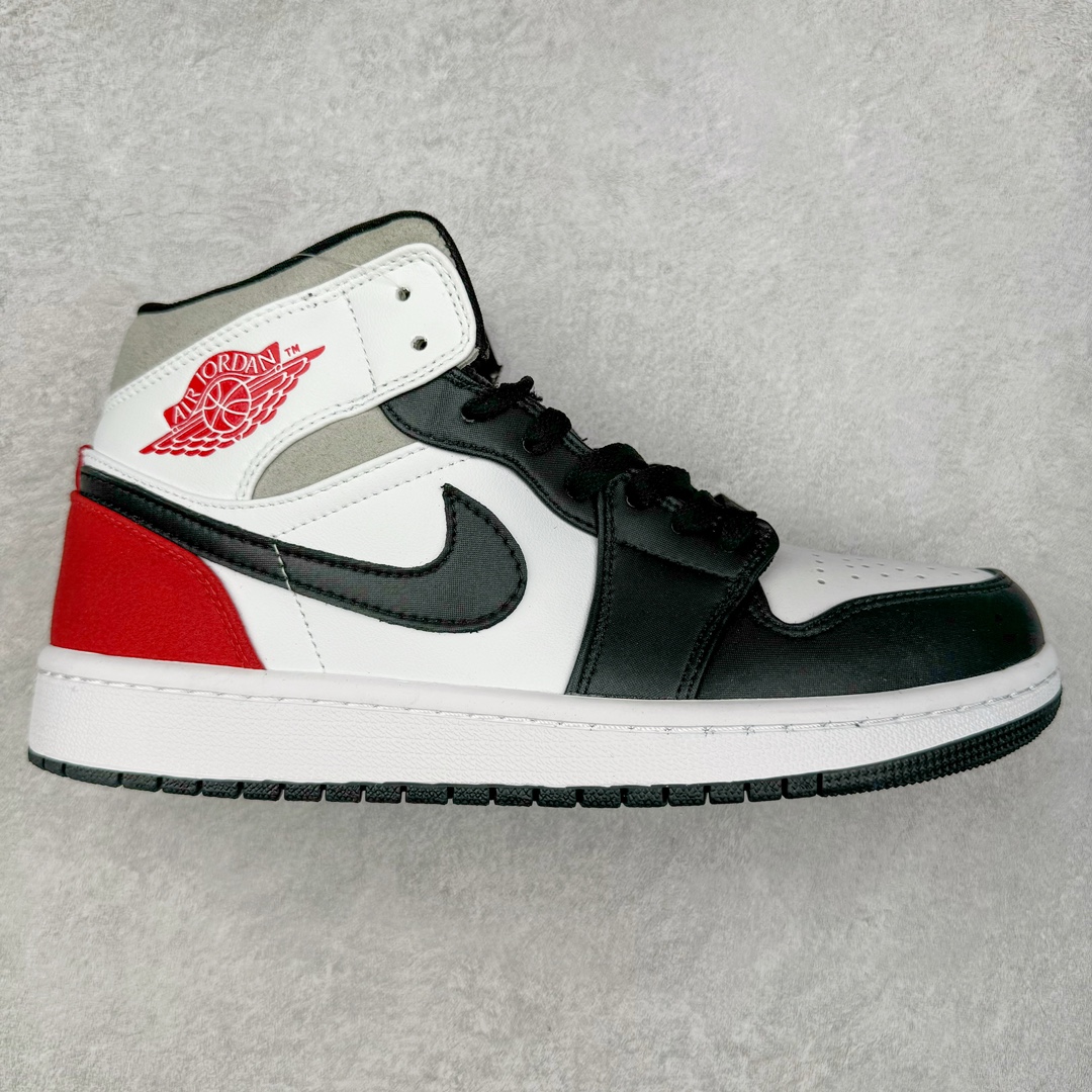 图片[5]-＃特价福利 Air Jordan AJ1 Mid 中帮系列 原装楦头纸板开发 完美鞋型 超高清洁度 鞋型不臃肿别扭 原厂内置全掌气垫 A模大底 鞋舌AJ原厂专用牛津布 AJ专用反口珍珠布 原厂无杂质高弹内里海棉 特殊封边弹力鞋带 原鞋开模 拒绝公底 购置公司同步原材料 都有细节原汁原味 忠于原版 尺码：36 36.5 37.5 38 38.5 39 40 40.5 41 42 42.5 43 44 44.5 45 46-选品中心