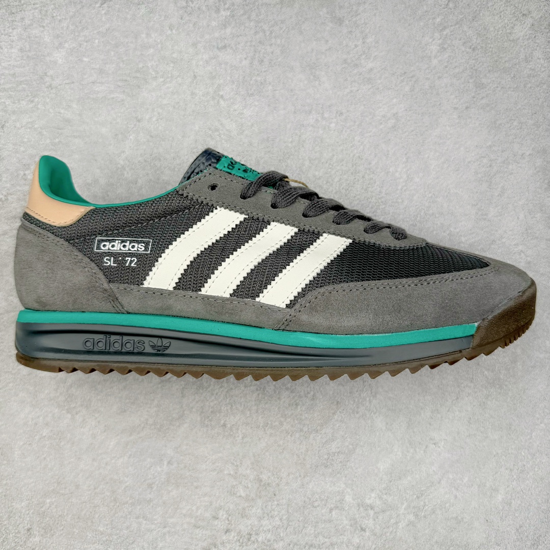 图片[3]-＃纯原 AD Wmns SL72 OG 系列德训足球风百搭低帮休闲运动板鞋 采用高弹EVA+MODEL+RB三层组合底 区别市面RB一体大底 三层组合鞋底重量与原鞋一致 Originals 将有「T 头鞋」造型的诞生于 1972 年的 SL72 鞋款复刻带回 各位买鞋又有新选择了 1972 年 SL72 问世后 引领了后来阿迪达斯的跑鞋发展方向 其中「SL」代表了 Super Light 彰显了产品轻便的特性 1972 年 SL72 问世后 引领了后来阿迪达斯的跑鞋发展方向 其中「SL」代表了 Super Light 彰显了产品轻便的特性 这次 Originals 延续其轻质经典的基因 带来男女两款 SL72 男生款带来 SL72 RS 鞋型 RS 意为 Reshaped（重塑）鞋款在保留了经典的外观基础上 在尼龙材质里增加了填充物 使鞋型更加挺立和饱满 鞋头则更加圆润 鞋底的 EVA 材质则增加了鞋款的高度 女生款则带来 SL72 OG W 鞋型 OG 顾名思义则是致敬经典款式 相较于 RS（Reshaped）鞋款 鞋身更加纤细 其整体鞋身轮廓、线条、细节、材质上尊崇 70 年代 SL72 的设计 还原经典味道 尺码：36 36⅔ 37⅓ 38 38⅔ 39⅓ 40 40⅔ 41⅓ 42 42⅔ 43⅓ 44 44⅔ 45-选品中心