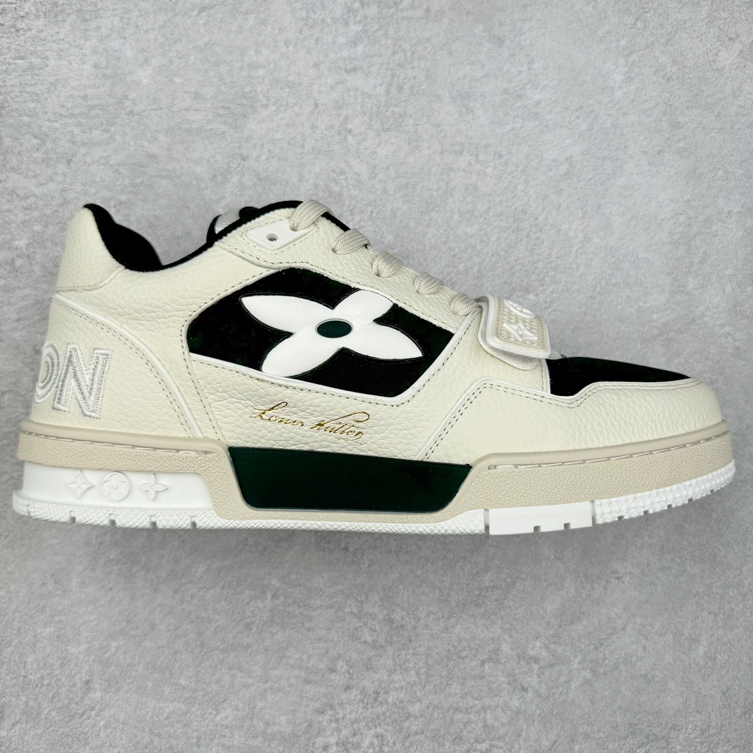 Louis Vuitton Trainer lv时装走秀运动鞋 高尔夫系列 全网最全配色更新最快 最成熟的做工稳定的品控 完美鞋型超高的清洁度 零毛边线头瑕疵 全套原楦原纸版原鞋开模 全网最具灵魂的版型 正确原装黄色鞋盒 正确中底印花 鞋面印花3D高频深度立体 全鞋电脑针车 紧密相连 针距密度一致 环保乳胶注塑鞋垫 厚度脚感还原原版 皮面裁剪部位 统一油边封口工艺 原装橡胶大底含胶量大底组合零偏差 专柜全套包装 防尘袋 说明书 质保卡 男女鞋 尺码：35 36 37 38 39 40 41 42 43 44 45-选品中心