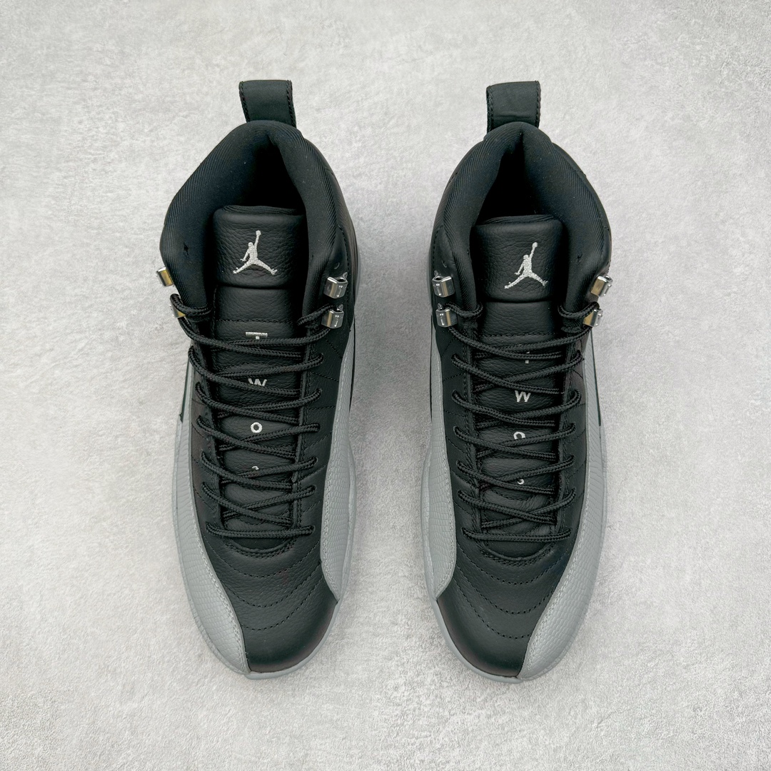 图片[2]-＃SZ纯原 Air Jordan AJ12 Retro 黑灰 货号：CT8013-010 外贸特供批次 原楦原档案数据开模打造 原汁原味12代鞋型 进口原厂皮料 原厂碳板 原装材料 原厂定制金属扣 原厂电绣 支持与公司货全方位对比 只服务于5%懂鞋的高端客户 发国外可支持各种retail商店充正寄售 尺码：40 40.5 41 42 42.5 43 44 44.5 45 45.5 46 47.5 48.5-选品中心