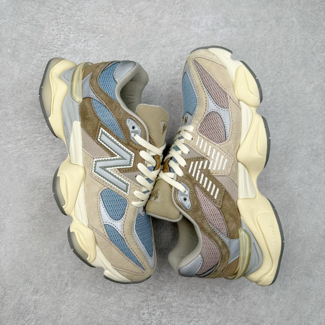 图片[3]-＃纯原特价福利 New Balance NB9060系列 新百伦绒面革网布经典百搭防滑耐磨透气低帮生活休闲鞋 全套原楦原纸板原厂数据开发 进口三明治网面 原装进口翻毛皮料正确绒感卡色 正确中底拉帮中底网布细节 原厂标裁 带紫光防伪 定制后跟透明水晶模块 冲裁组合 大底贴合程度胶水上色把控完美 整洁度挑战全网艺术家 多道序QC把关品质完善 匠心打造 耗时两个月开发完成 工艺极其复杂难度可想而知 新开独立私模大底 全网唯一正确六层组合大底 高端零售专供产物 尺码：36 37 37.5 38 38.5 39 40 40.5 41 42 42.5 43 44 45 46.5-选品中心