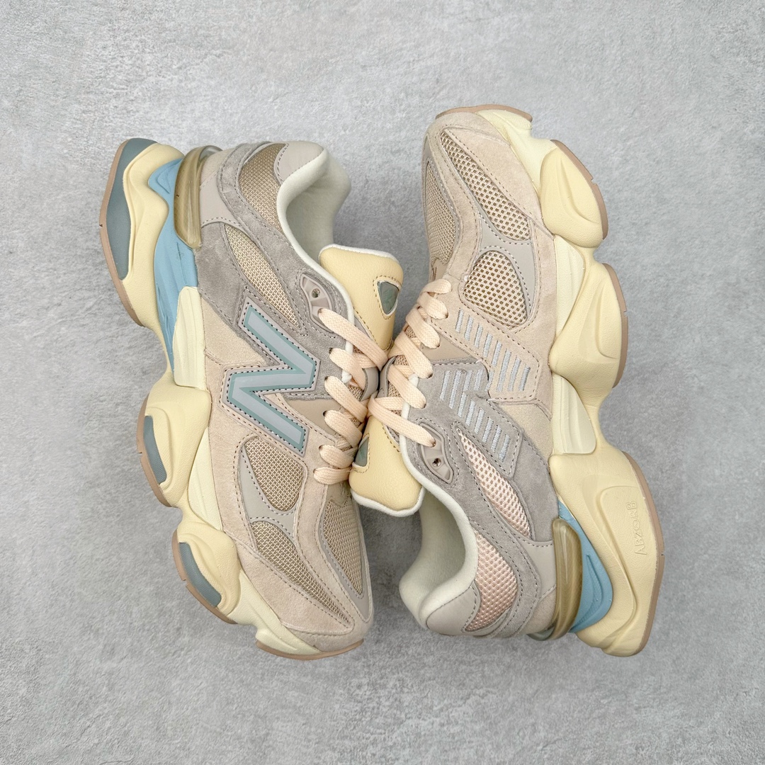 图片[3]-＃纯原特价福利 New Balance NB9060系列 新百伦绒面革网布经典百搭防滑耐磨透气低帮生活休闲鞋 全套原楦原纸板原厂数据开发 进口三明治网面 原装进口翻毛皮料正确绒感卡色 正确中底拉帮中底网布细节 原厂标裁 带紫光防伪 定制后跟透明水晶模块 冲裁组合 大底贴合程度胶水上色把控完美 整洁度挑战全网艺术家 多道序QC把关品质完善 匠心打造 耗时两个月开发完成 工艺极其复杂难度可想而知 新开独立私模大底 全网唯一正确六层组合大底 高端零售专供产物 尺码：36 37 37.5 38 38.5 39 40 40.5 41 42 42.5 43 44 45 46.5-选品中心