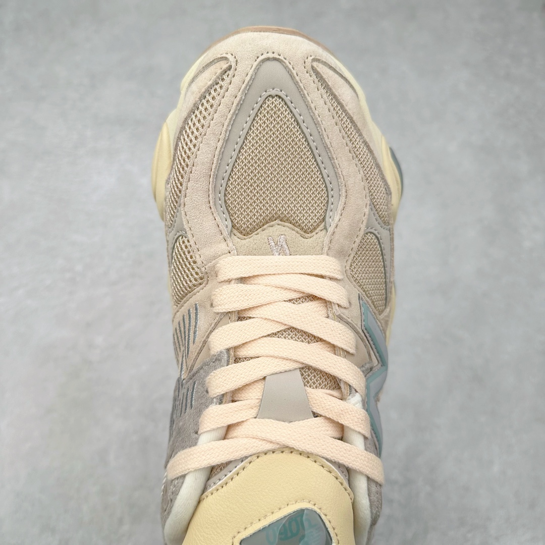 图片[4]-＃纯原特价福利 New Balance NB9060系列 新百伦绒面革网布经典百搭防滑耐磨透气低帮生活休闲鞋 全套原楦原纸板原厂数据开发 进口三明治网面 原装进口翻毛皮料正确绒感卡色 正确中底拉帮中底网布细节 原厂标裁 带紫光防伪 定制后跟透明水晶模块 冲裁组合 大底贴合程度胶水上色把控完美 整洁度挑战全网艺术家 多道序QC把关品质完善 匠心打造 耗时两个月开发完成 工艺极其复杂难度可想而知 新开独立私模大底 全网唯一正确六层组合大底 高端零售专供产物 尺码：36 37 37.5 38 38.5 39 40 40.5 41 42 42.5 43 44 45 46.5-选品中心