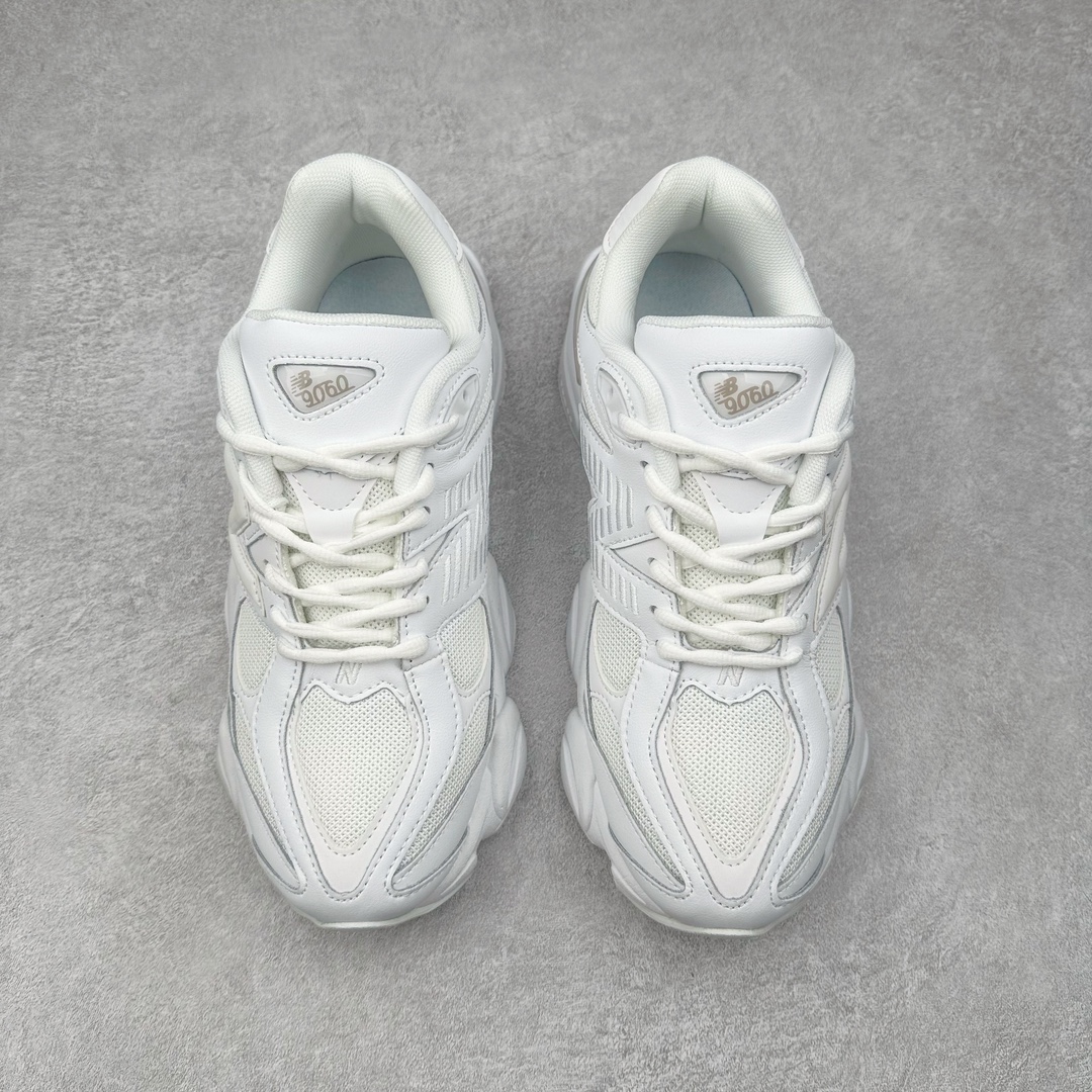 图片[2]-＃纯原特价福利 New Balance NB9060系列 新百伦绒面革网布经典百搭防滑耐磨透气低帮生活休闲鞋 全套原楦原纸板原厂数据开发 进口三明治网面 原装进口翻毛皮料正确绒感卡色 正确中底拉帮中底网布细节 原厂标裁 带紫光防伪 定制后跟透明水晶模块 冲裁组合 大底贴合程度胶水上色把控完美 整洁度挑战全网艺术家 多道序QC把关品质完善 匠心打造 耗时两个月开发完成 工艺极其复杂难度可想而知 新开独立私模大底 全网唯一正确六层组合大底 高端零售专供产物 尺码：36 37 37.5 38 38.5 39 40 40.5 41 42 42.5 43 44 45 46.5-选品中心