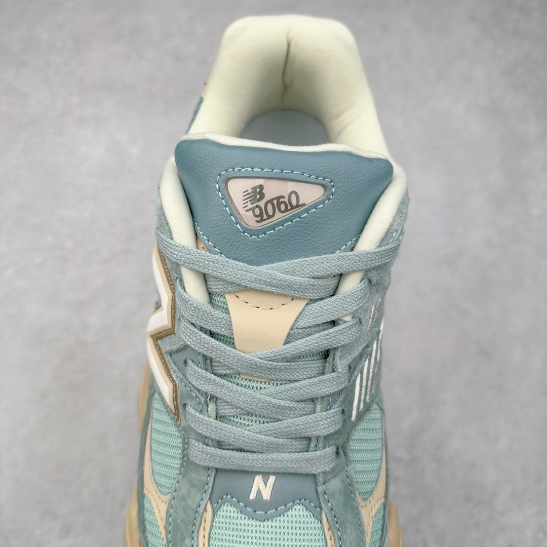 图片[5]-＃纯原特价福利 New Balance NB9060系列 新百伦绒面革网布经典百搭防滑耐磨透气低帮生活休闲鞋 全套原楦原纸板原厂数据开发 进口三明治网面 原装进口翻毛皮料正确绒感卡色 正确中底拉帮中底网布细节 原厂标裁 带紫光防伪 定制后跟透明水晶模块 冲裁组合 大底贴合程度胶水上色把控完美 整洁度挑战全网艺术家 多道序QC把关品质完善 匠心打造 耗时两个月开发完成 工艺极其复杂难度可想而知 新开独立私模大底 全网唯一正确六层组合大底 高端零售专供产物 尺码：36 37 37.5 38 38.5 39 40 40.5 41 42 42.5 43 44 45 46.5-选品中心