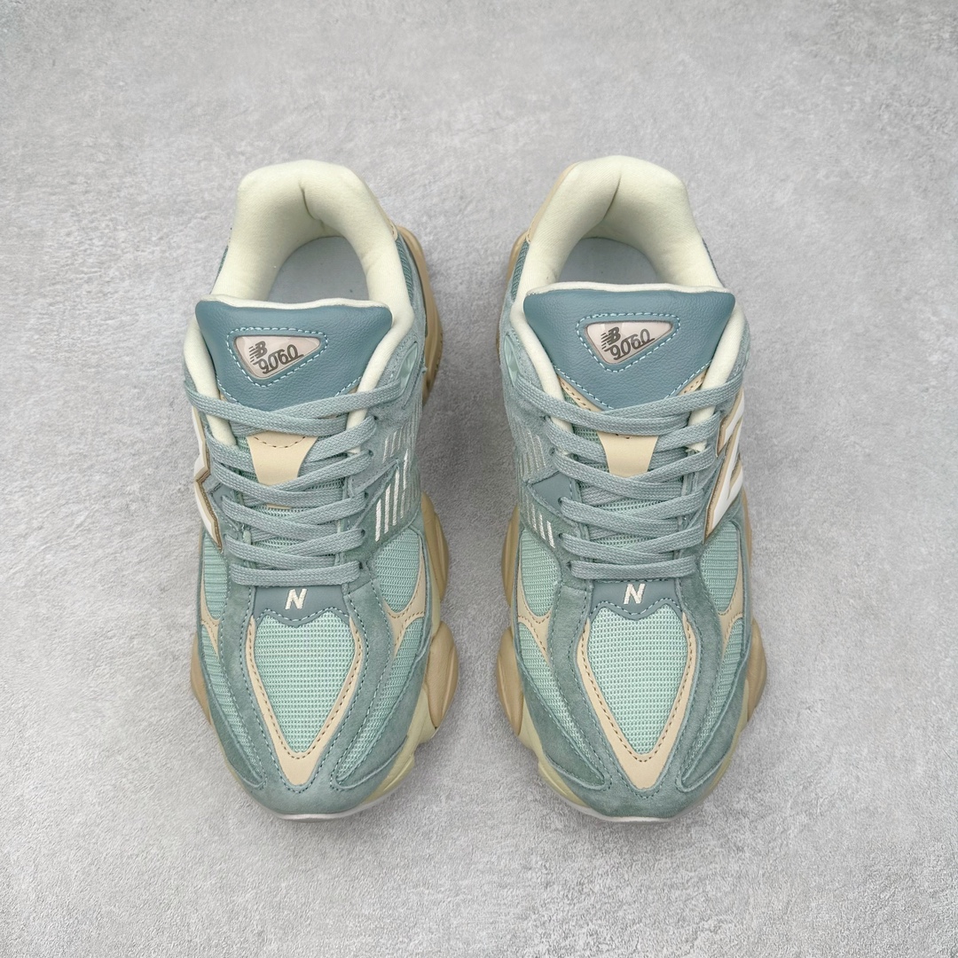 图片[2]-＃纯原特价福利 New Balance NB9060系列 新百伦绒面革网布经典百搭防滑耐磨透气低帮生活休闲鞋 全套原楦原纸板原厂数据开发 进口三明治网面 原装进口翻毛皮料正确绒感卡色 正确中底拉帮中底网布细节 原厂标裁 带紫光防伪 定制后跟透明水晶模块 冲裁组合 大底贴合程度胶水上色把控完美 整洁度挑战全网艺术家 多道序QC把关品质完善 匠心打造 耗时两个月开发完成 工艺极其复杂难度可想而知 新开独立私模大底 全网唯一正确六层组合大底 高端零售专供产物 尺码：36 37 37.5 38 38.5 39 40 40.5 41 42 42.5 43 44 45 46.5-选品中心