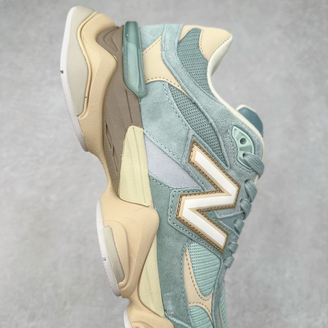 图片[6]-＃纯原特价福利 New Balance NB9060系列 新百伦绒面革网布经典百搭防滑耐磨透气低帮生活休闲鞋 全套原楦原纸板原厂数据开发 进口三明治网面 原装进口翻毛皮料正确绒感卡色 正确中底拉帮中底网布细节 原厂标裁 带紫光防伪 定制后跟透明水晶模块 冲裁组合 大底贴合程度胶水上色把控完美 整洁度挑战全网艺术家 多道序QC把关品质完善 匠心打造 耗时两个月开发完成 工艺极其复杂难度可想而知 新开独立私模大底 全网唯一正确六层组合大底 高端零售专供产物 尺码：36 37 37.5 38 38.5 39 40 40.5 41 42 42.5 43 44 45 46.5-选品中心