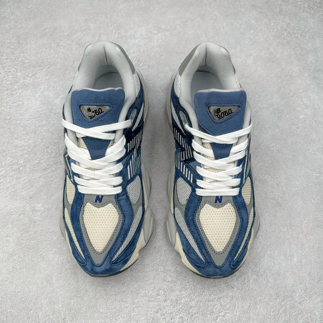 图片[2]-＃纯原特价福利 New Balance NB9060系列 新百伦绒面革网布经典百搭防滑耐磨透气低帮生活休闲鞋 全套原楦原纸板原厂数据开发 进口三明治网面 原装进口翻毛皮料正确绒感卡色 正确中底拉帮中底网布细节 原厂标裁 带紫光防伪 定制后跟透明水晶模块 冲裁组合 大底贴合程度胶水上色把控完美 整洁度挑战全网艺术家 多道序QC把关品质完善 匠心打造 耗时两个月开发完成 工艺极其复杂难度可想而知 新开独立私模大底 全网唯一正确六层组合大底 高端零售专供产物 尺码：36 37 37.5 38 38.5 39 40 40.5 41 42 42.5 43 44 45 46.5-选品中心