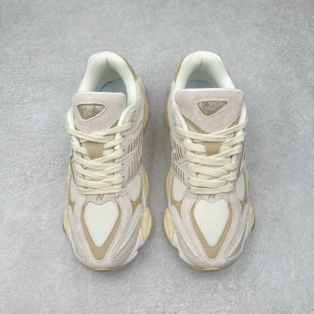 图片[2]-＃纯原特价福利 New Balance NB9060系列 新百伦绒面革网布经典百搭防滑耐磨透气低帮生活休闲鞋 全套原楦原纸板原厂数据开发 进口三明治网面 原装进口翻毛皮料正确绒感卡色 正确中底拉帮中底网布细节 原厂标裁 带紫光防伪 定制后跟透明水晶模块 冲裁组合 大底贴合程度胶水上色把控完美 整洁度挑战全网艺术家 多道序QC把关品质完善 匠心打造 耗时两个月开发完成 工艺极其复杂难度可想而知 新开独立私模大底 全网唯一正确六层组合大底 高端零售专供产物 尺码：36 37 37.5 38 38.5 39 40 40.5 41 42 42.5 43 44 45 46.5-选品中心