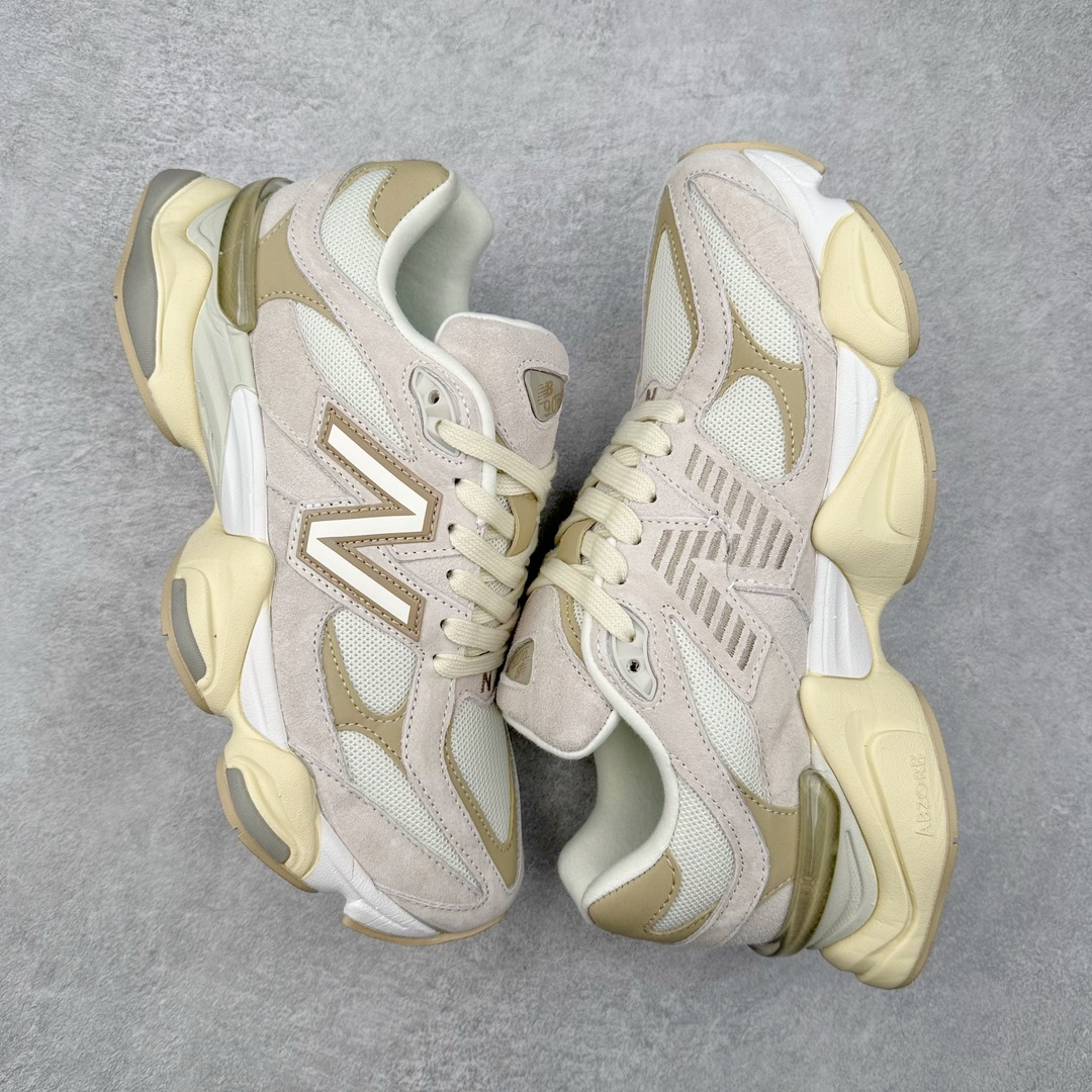 图片[3]-＃纯原特价福利 New Balance NB9060系列 新百伦绒面革网布经典百搭防滑耐磨透气低帮生活休闲鞋 全套原楦原纸板原厂数据开发 进口三明治网面 原装进口翻毛皮料正确绒感卡色 正确中底拉帮中底网布细节 原厂标裁 带紫光防伪 定制后跟透明水晶模块 冲裁组合 大底贴合程度胶水上色把控完美 整洁度挑战全网艺术家 多道序QC把关品质完善 匠心打造 耗时两个月开发完成 工艺极其复杂难度可想而知 新开独立私模大底 全网唯一正确六层组合大底 高端零售专供产物 尺码：36 37 37.5 38 38.5 39 40 40.5 41 42 42.5 43 44 45 46.5-选品中心