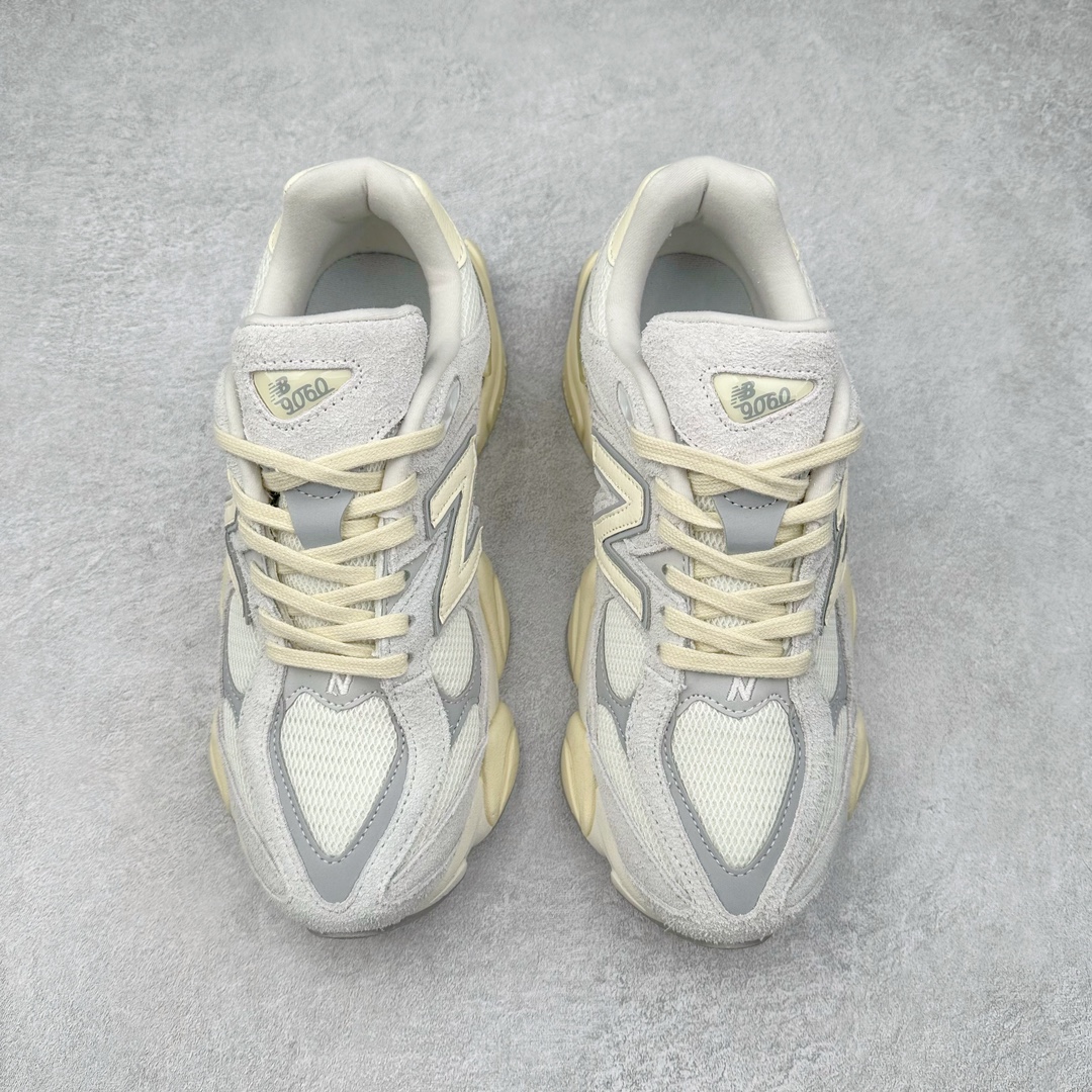 图片[2]-＃纯原特价福利 New Balance NB9060系列 新百伦绒面革网布经典百搭防滑耐磨透气低帮生活休闲鞋 全套原楦原纸板原厂数据开发 进口三明治网面 原装进口翻毛皮料正确绒感卡色 正确中底拉帮中底网布细节 原厂标裁 带紫光防伪 定制后跟透明水晶模块 冲裁组合 大底贴合程度胶水上色把控完美 整洁度挑战全网艺术家 多道序QC把关品质完善 匠心打造 耗时两个月开发完成 工艺极其复杂难度可想而知 新开独立私模大底 全网唯一正确六层组合大底 高端零售专供产物 尺码：36 37 37.5 38 38.5 39 40 40.5 41 42 42.5 43 44 45 46.5-选品中心