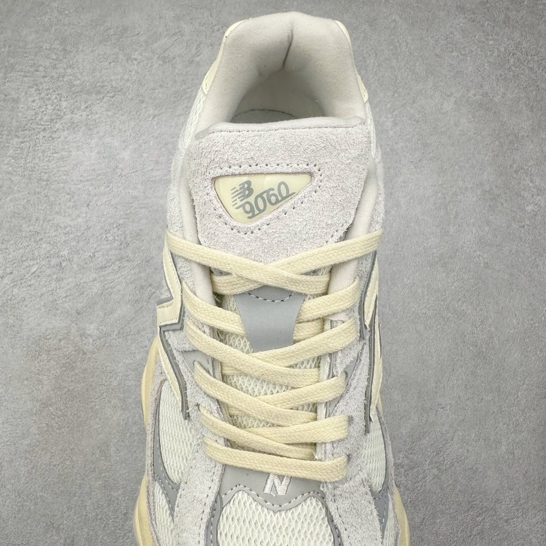 图片[5]-＃纯原特价福利 New Balance NB9060系列 新百伦绒面革网布经典百搭防滑耐磨透气低帮生活休闲鞋 全套原楦原纸板原厂数据开发 进口三明治网面 原装进口翻毛皮料正确绒感卡色 正确中底拉帮中底网布细节 原厂标裁 带紫光防伪 定制后跟透明水晶模块 冲裁组合 大底贴合程度胶水上色把控完美 整洁度挑战全网艺术家 多道序QC把关品质完善 匠心打造 耗时两个月开发完成 工艺极其复杂难度可想而知 新开独立私模大底 全网唯一正确六层组合大底 高端零售专供产物 尺码：36 37 37.5 38 38.5 39 40 40.5 41 42 42.5 43 44 45 46.5-选品中心