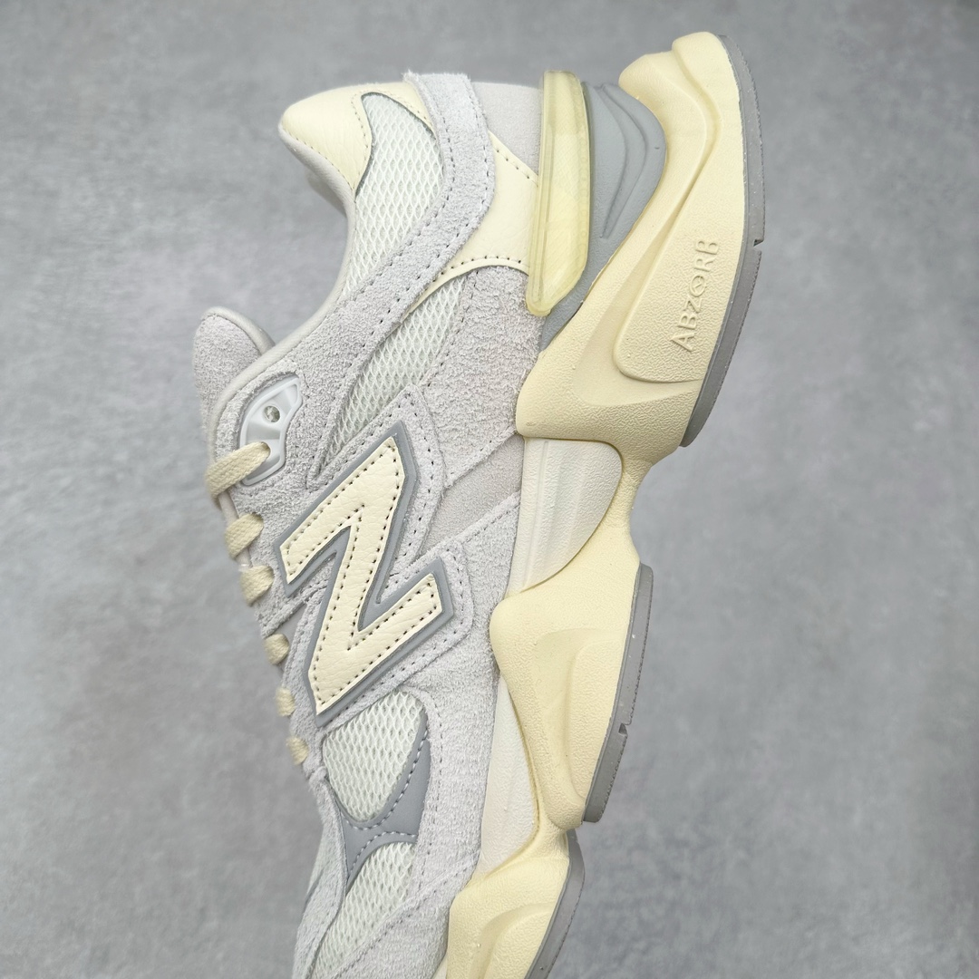 图片[7]-＃纯原特价福利 New Balance NB9060系列 新百伦绒面革网布经典百搭防滑耐磨透气低帮生活休闲鞋 全套原楦原纸板原厂数据开发 进口三明治网面 原装进口翻毛皮料正确绒感卡色 正确中底拉帮中底网布细节 原厂标裁 带紫光防伪 定制后跟透明水晶模块 冲裁组合 大底贴合程度胶水上色把控完美 整洁度挑战全网艺术家 多道序QC把关品质完善 匠心打造 耗时两个月开发完成 工艺极其复杂难度可想而知 新开独立私模大底 全网唯一正确六层组合大底 高端零售专供产物 尺码：36 37 37.5 38 38.5 39 40 40.5 41 42 42.5 43 44 45 46.5-选品中心