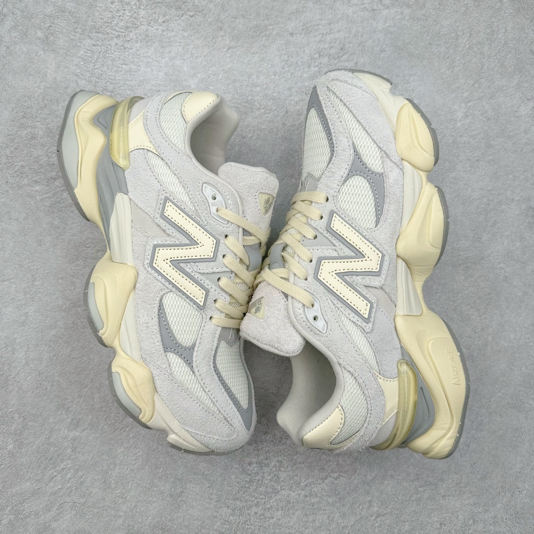 图片[3]-＃纯原特价福利 New Balance NB9060系列 新百伦绒面革网布经典百搭防滑耐磨透气低帮生活休闲鞋 全套原楦原纸板原厂数据开发 进口三明治网面 原装进口翻毛皮料正确绒感卡色 正确中底拉帮中底网布细节 原厂标裁 带紫光防伪 定制后跟透明水晶模块 冲裁组合 大底贴合程度胶水上色把控完美 整洁度挑战全网艺术家 多道序QC把关品质完善 匠心打造 耗时两个月开发完成 工艺极其复杂难度可想而知 新开独立私模大底 全网唯一正确六层组合大底 高端零售专供产物 尺码：36 37 37.5 38 38.5 39 40 40.5 41 42 42.5 43 44 45 46.5-选品中心