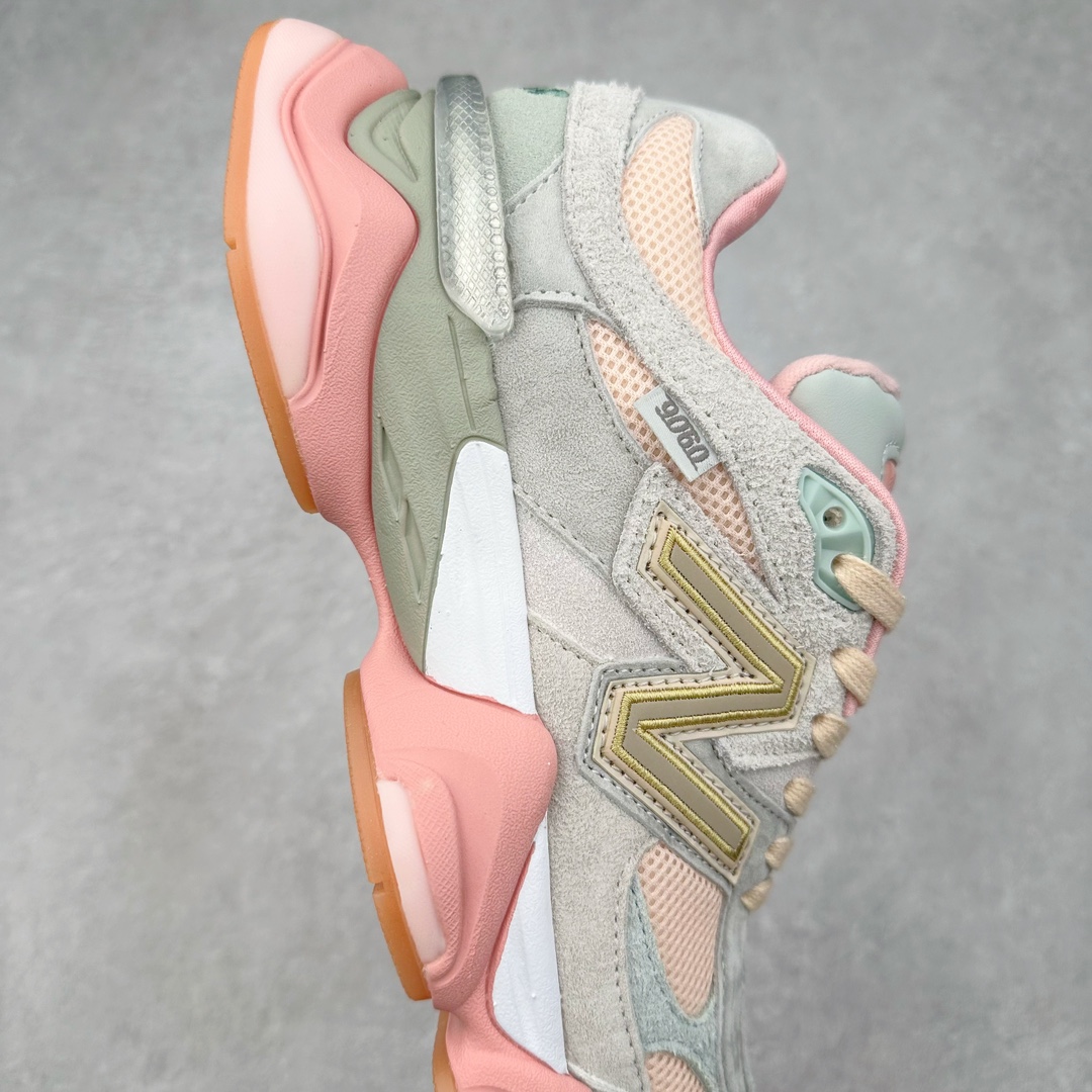 图片[6]-＃纯原特价福利 New Balance NB9060系列 新百伦绒面革网布经典百搭防滑耐磨透气低帮生活休闲鞋 全套原楦原纸板原厂数据开发 进口三明治网面 原装进口翻毛皮料正确绒感卡色 正确中底拉帮中底网布细节 原厂标裁 带紫光防伪 定制后跟透明水晶模块 冲裁组合 大底贴合程度胶水上色把控完美 整洁度挑战全网艺术家 多道序QC把关品质完善 匠心打造 耗时两个月开发完成 工艺极其复杂难度可想而知 新开独立私模大底 全网唯一正确六层组合大底 高端零售专供产物 尺码：36 37 37.5 38 38.5 39 40 40.5 41 42 42.5 43 44 45 46.5-选品中心