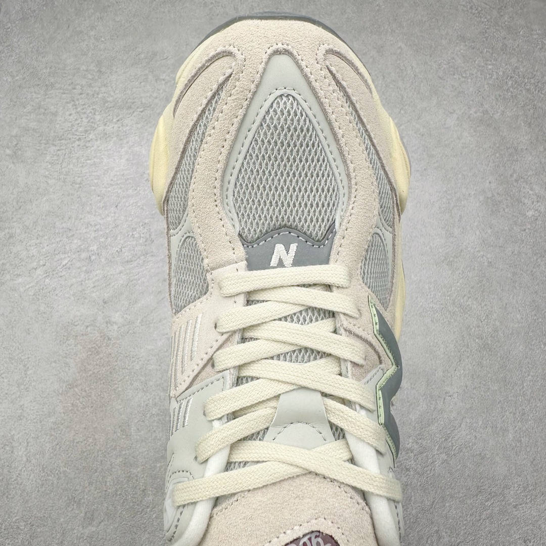 图片[4]-＃纯原特价福利 New Balance NB9060系列 新百伦绒面革网布经典百搭防滑耐磨透气低帮生活休闲鞋 全套原楦原纸板原厂数据开发 进口三明治网面 原装进口翻毛皮料正确绒感卡色 正确中底拉帮中底网布细节 原厂标裁 带紫光防伪 定制后跟透明水晶模块 冲裁组合 大底贴合程度胶水上色把控完美 整洁度挑战全网艺术家 多道序QC把关品质完善 匠心打造 耗时两个月开发完成 工艺极其复杂难度可想而知 新开独立私模大底 全网唯一正确六层组合大底 高端零售专供产物 尺码：36 37 37.5 38 38.5 39 40 40.5 41 42 42.5 43 44 45 46.5-选品中心