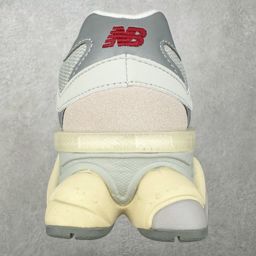 图片[8]-＃纯原特价福利 New Balance NB9060系列 新百伦绒面革网布经典百搭防滑耐磨透气低帮生活休闲鞋 全套原楦原纸板原厂数据开发 进口三明治网面 原装进口翻毛皮料正确绒感卡色 正确中底拉帮中底网布细节 原厂标裁 带紫光防伪 定制后跟透明水晶模块 冲裁组合 大底贴合程度胶水上色把控完美 整洁度挑战全网艺术家 多道序QC把关品质完善 匠心打造 耗时两个月开发完成 工艺极其复杂难度可想而知 新开独立私模大底 全网唯一正确六层组合大底 高端零售专供产物 尺码：36 37 37.5 38 38.5 39 40 40.5 41 42 42.5 43 44 45 46.5-选品中心