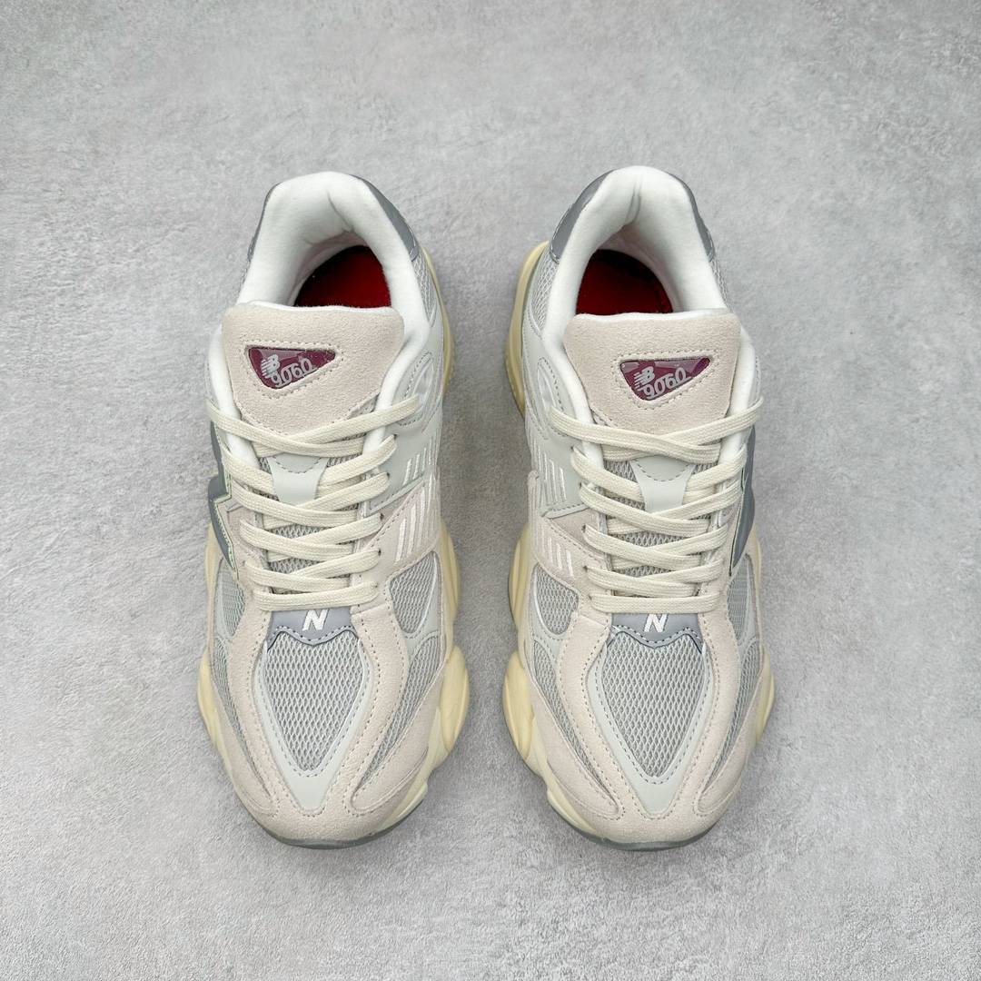 图片[2]-＃纯原特价福利 New Balance NB9060系列 新百伦绒面革网布经典百搭防滑耐磨透气低帮生活休闲鞋 全套原楦原纸板原厂数据开发 进口三明治网面 原装进口翻毛皮料正确绒感卡色 正确中底拉帮中底网布细节 原厂标裁 带紫光防伪 定制后跟透明水晶模块 冲裁组合 大底贴合程度胶水上色把控完美 整洁度挑战全网艺术家 多道序QC把关品质完善 匠心打造 耗时两个月开发完成 工艺极其复杂难度可想而知 新开独立私模大底 全网唯一正确六层组合大底 高端零售专供产物 尺码：36 37 37.5 38 38.5 39 40 40.5 41 42 42.5 43 44 45 46.5-选品中心