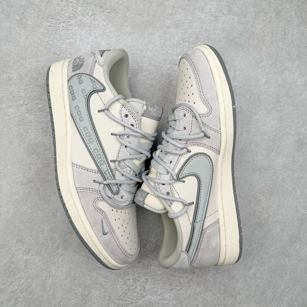 图片[3]-TS x Air Jordan AJ1 Low 倒钩低帮联名定制配色 SJ0086-142 原厂内置气垫魔块 A模大底 头层小牛皮 鞋舌AJ原厂专用牛津布+AJ专用反口珍珠布+原厂无杂质高弹内里海棉+特殊封边弹力鞋带 尺码：36 36.5 37.5 38 38.5 39 40 40.5 41 42 42.5 43 44 44.5 45 46 47.5-选品中心