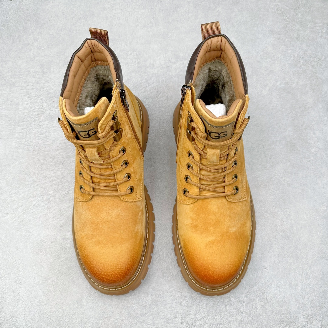 图片[2]-UGG 2024秋冬新品（羊羔毛一体内里 保暖锁热🔥）秋冬必备 户外中帮休闲马丁靴雪地靴系列 广东大厂品质 24ss秋冬新款 时尚潮流搭配 面料釆用意大利进口磨砂牛皮 全鞋真牛皮材料 大底到五金都是代工厂原材料制作 好货不杀猪 首单质量严格把控 全套官网统一包装 今年冬季防寒户外专用产品 日常随意搭配 型男必备‼美国轻奢品牌【UGG】Tasman Weather Hybrid 塔斯曼混合系列中帮轻量休闲马丁靴“ 尺码：39-44（比运动鞋大一码）-选品中心