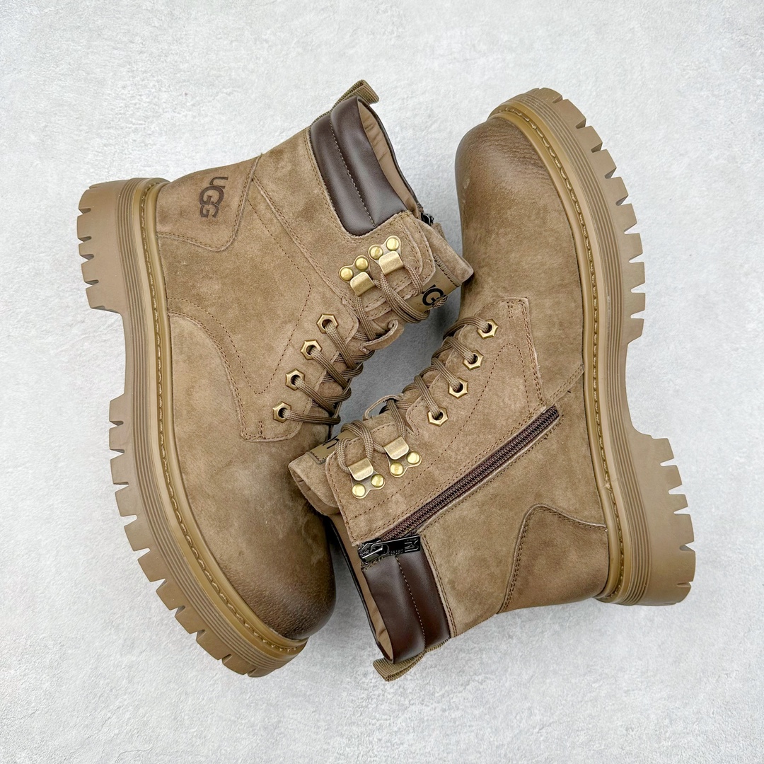 图片[3]-UGG 2024秋冬新品（羊羔毛一体内里 保暖锁热🔥）秋冬必备 户外中帮休闲马丁靴雪地靴系列 广东大厂品质 24ss秋冬新款 时尚潮流搭配 面料釆用意大利进口磨砂牛皮 全鞋真牛皮材料 大底到五金都是代工厂原材料制作 好货不杀猪 首单质量严格把控 全套官网统一包装 今年冬季防寒户外专用产品 日常随意搭配 型男必备‼美国轻奢品牌【UGG】Tasman Weather Hybrid 塔斯曼混合系列中帮轻量休闲马丁靴“ 尺码：39-44（比运动鞋大一码）-选品中心