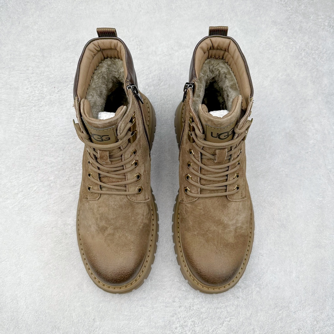 图片[2]-UGG 2024秋冬新品（羊羔毛一体内里 保暖锁热🔥）秋冬必备 户外中帮休闲马丁靴雪地靴系列 广东大厂品质 24ss秋冬新款 时尚潮流搭配 面料釆用意大利进口磨砂牛皮 全鞋真牛皮材料 大底到五金都是代工厂原材料制作 好货不杀猪 首单质量严格把控 全套官网统一包装 今年冬季防寒户外专用产品 日常随意搭配 型男必备‼美国轻奢品牌【UGG】Tasman Weather Hybrid 塔斯曼混合系列中帮轻量休闲马丁靴“ 尺码：39-44（比运动鞋大一码）-选品中心