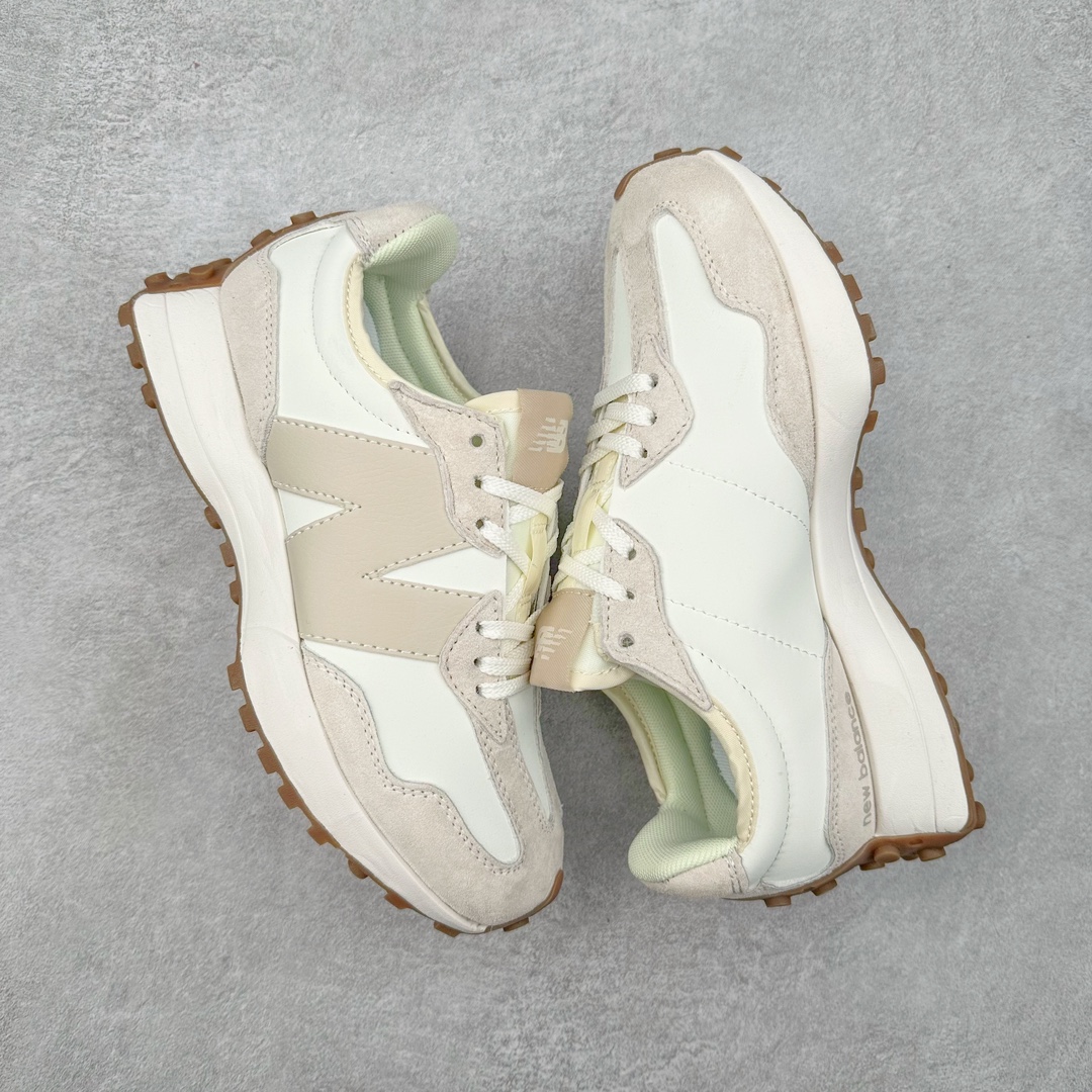 图片[3]-New Balance MS327 NB新百伦系列复古休闲运动慢跑鞋 #以更纯粹的复古风格设计打造的全新造型 侧身还以解构设计 将 N 字标志以做旧压花样式呈现 样式别具新意 而麂皮、冲孔皮革的塑造 则呈现出高级怀旧气质 也让鞋款在奢华时装风格与运动氛围之间达到了平衡 鞋身采用尼龙及猪巴革麂皮物料拼接构成 中底高弹PU材质及满丁防滑橡胶外底 尺码：36 37 37.5 38 38.5 39.5 40 40.5 41.5 42 42.5 43 44 45-选品中心