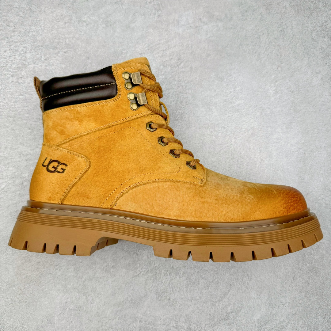 UGG 2024秋冬新品（羊羔毛一体内里 保暖锁热🔥）秋冬必备 户外中帮休闲马丁靴雪地靴系列 广东大厂品质 24ss秋冬新款 时尚潮流搭配 面料釆用意大利进口磨砂牛皮 全鞋真牛皮材料 大底到五金都是代工厂原材料制作 好货不杀猪 首单质量严格把控 全套官网统一包装 今年冬季防寒户外专用产品 日常随意搭配 型男必备‼美国轻奢品牌【UGG】Tasman Weather Hybrid 塔斯曼混合系列中帮轻量休闲马丁靴“ 尺码：39-44（比运动鞋大一码）-选品中心