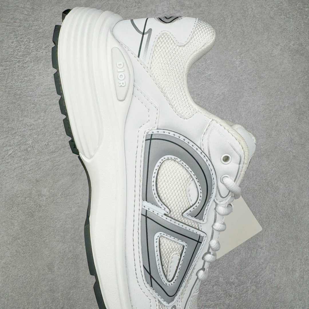 图片[6]-＃GD广顶 Dior B30 迪奥网眼织物低帮运动休闲鞋 原版开模 海淘专供品质同渠道货源 全套专柜原装配件 该款系列采用黑网色眼织物白和色科技料面精心制 作饰以反光“CD30”图形标志 外格轻盈的刻雕效果橡胶鞋搭底配标志性点的缀提升格调 内弹部力细节塑造想理的舒适穿着体验可与各休式闲造型配搭 彰显尚时现代的运风动范 正常尺码：39 40 41 42 43 44 45-选品中心