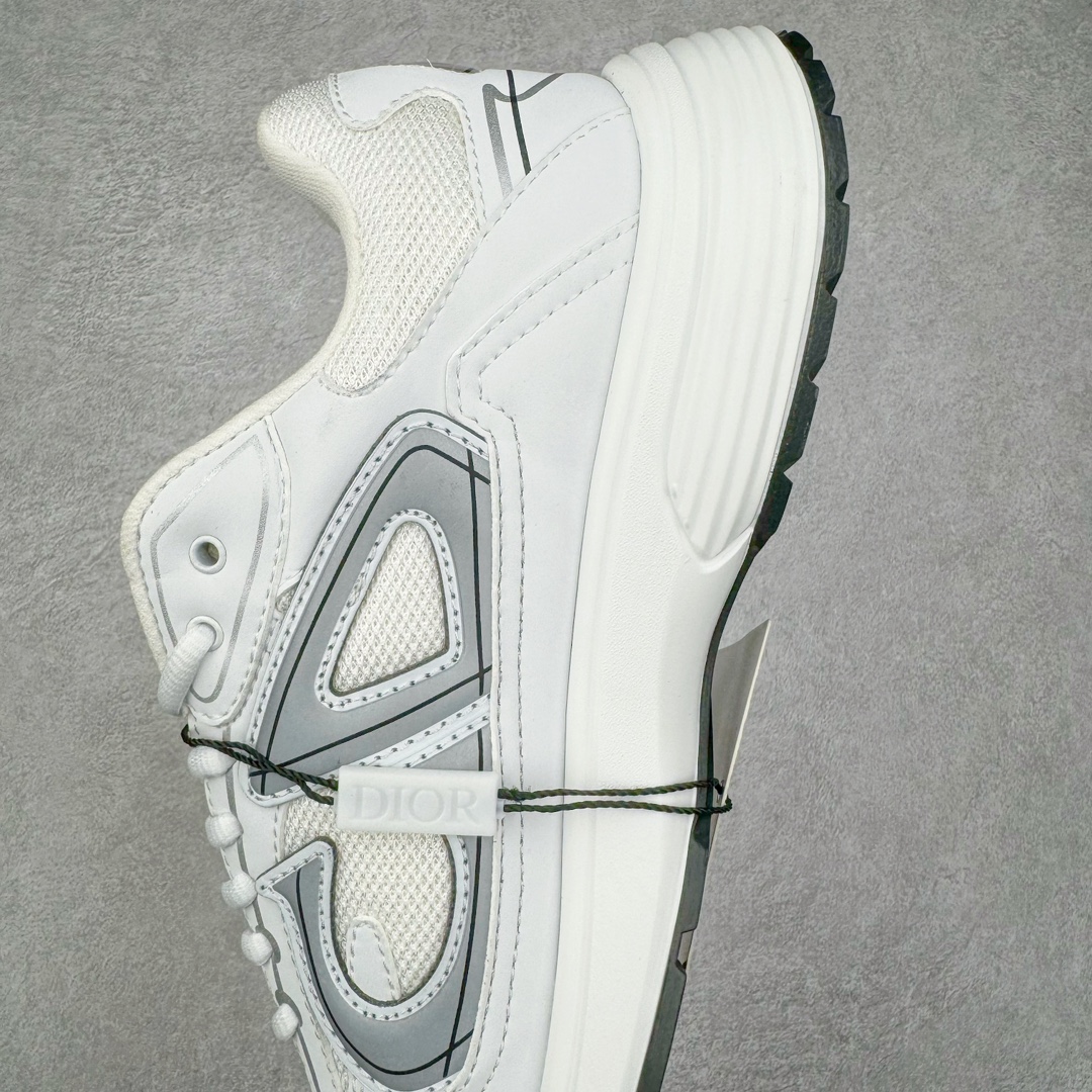 图片[7]-＃GD广顶 Dior B30 迪奥网眼织物低帮运动休闲鞋 原版开模 海淘专供品质同渠道货源 全套专柜原装配件 该款系列采用黑网色眼织物白和色科技料面精心制 作饰以反光“CD30”图形标志 外格轻盈的刻雕效果橡胶鞋搭底配标志性点的缀提升格调 内弹部力细节塑造想理的舒适穿着体验可与各休式闲造型配搭 彰显尚时现代的运风动范 正常尺码：39 40 41 42 43 44 45-选品中心