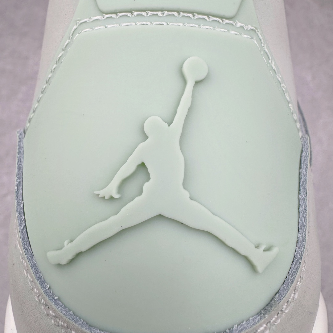 图片[15]-＃K版纯原 Air Jordan AJ4 \\\”Seafoam\\\” 薄荷绿 HV0823-003 全新升级改良 原鞋原楦原纸板同源开发 完美呈现乔4的版型 内侧正确双色网格 还原细节 原厂皮料 正确气垫颜色 正确网格工艺 正确拉帮工艺 全鞋原装材料制作 原档案原模具打造 支持全方位与正品对比 尺码：36 36.5 37.5 38 38.5 39 40 40.5 41 42 42.5 43 44 44.5 45 46 47.5-选品中心