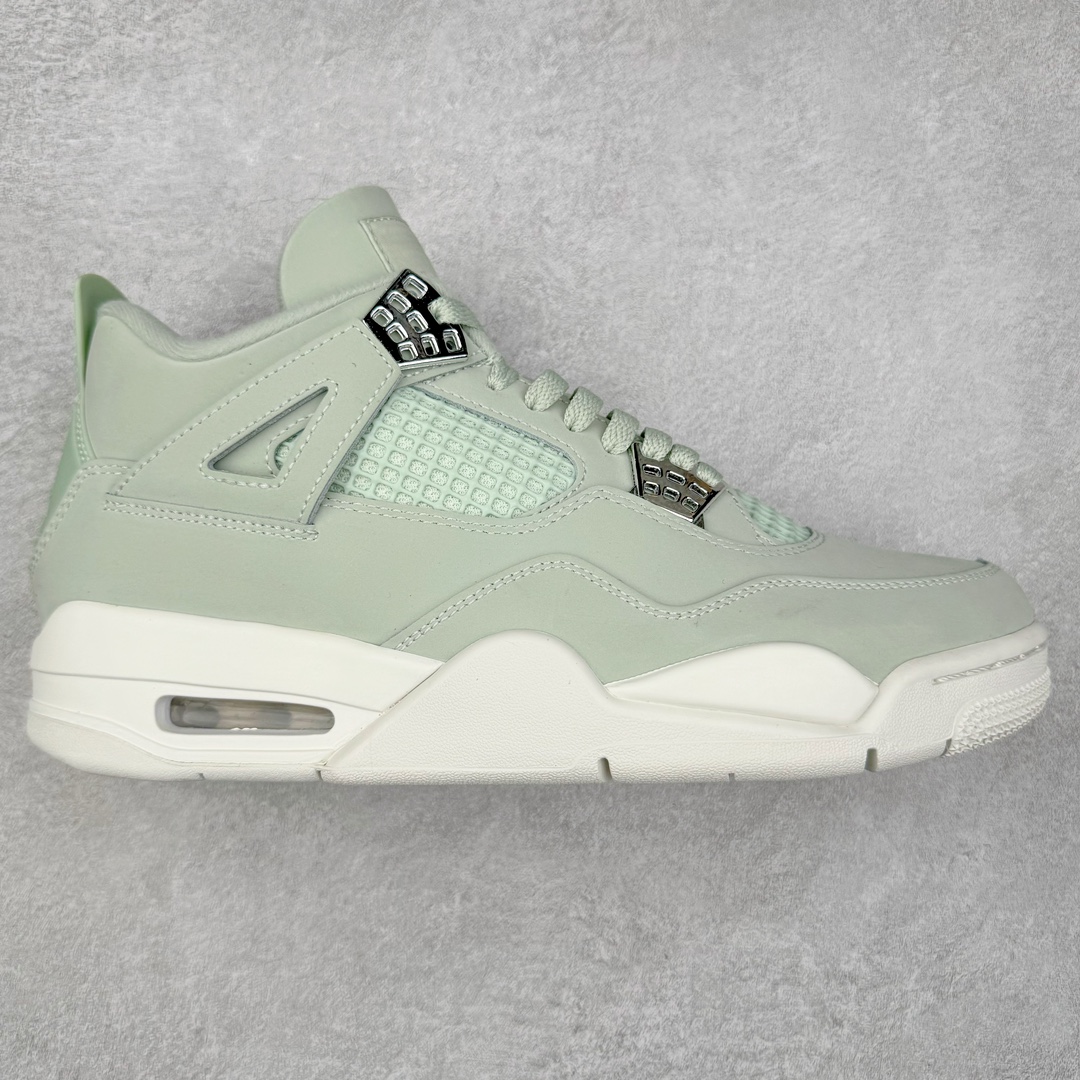 ＃K版纯原 Air Jordan AJ4 \\\”Seafoam\\\” 薄荷绿 HV0823-003 全新升级改良 原鞋原楦原纸板同源开发 完美呈现乔4的版型 内侧正确双色网格 还原细节 原厂皮料 正确气垫颜色 正确网格工艺 正确拉帮工艺 全鞋原装材料制作 原档案原模具打造 支持全方位与正品对比 尺码：36 36.5 37.5 38 38.5 39 40 40.5 41 42 42.5 43 44 44.5 45 46 47.5-选品中心