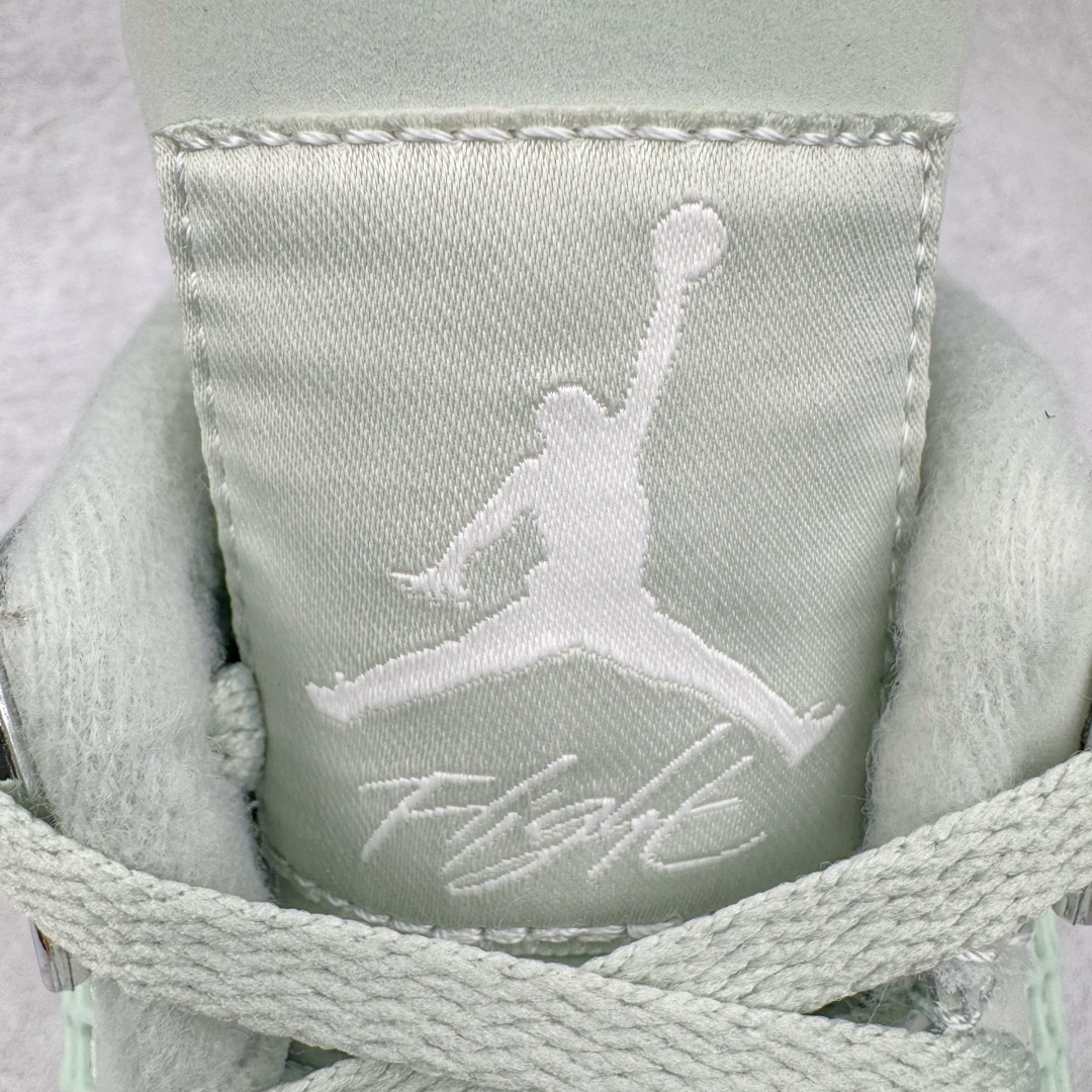 图片[12]-＃K版纯原 Air Jordan AJ4 \\\”Seafoam\\\” 薄荷绿 HV0823-003 全新升级改良 原鞋原楦原纸板同源开发 完美呈现乔4的版型 内侧正确双色网格 还原细节 原厂皮料 正确气垫颜色 正确网格工艺 正确拉帮工艺 全鞋原装材料制作 原档案原模具打造 支持全方位与正品对比 尺码：36 36.5 37.5 38 38.5 39 40 40.5 41 42 42.5 43 44 44.5 45 46 47.5-选品中心