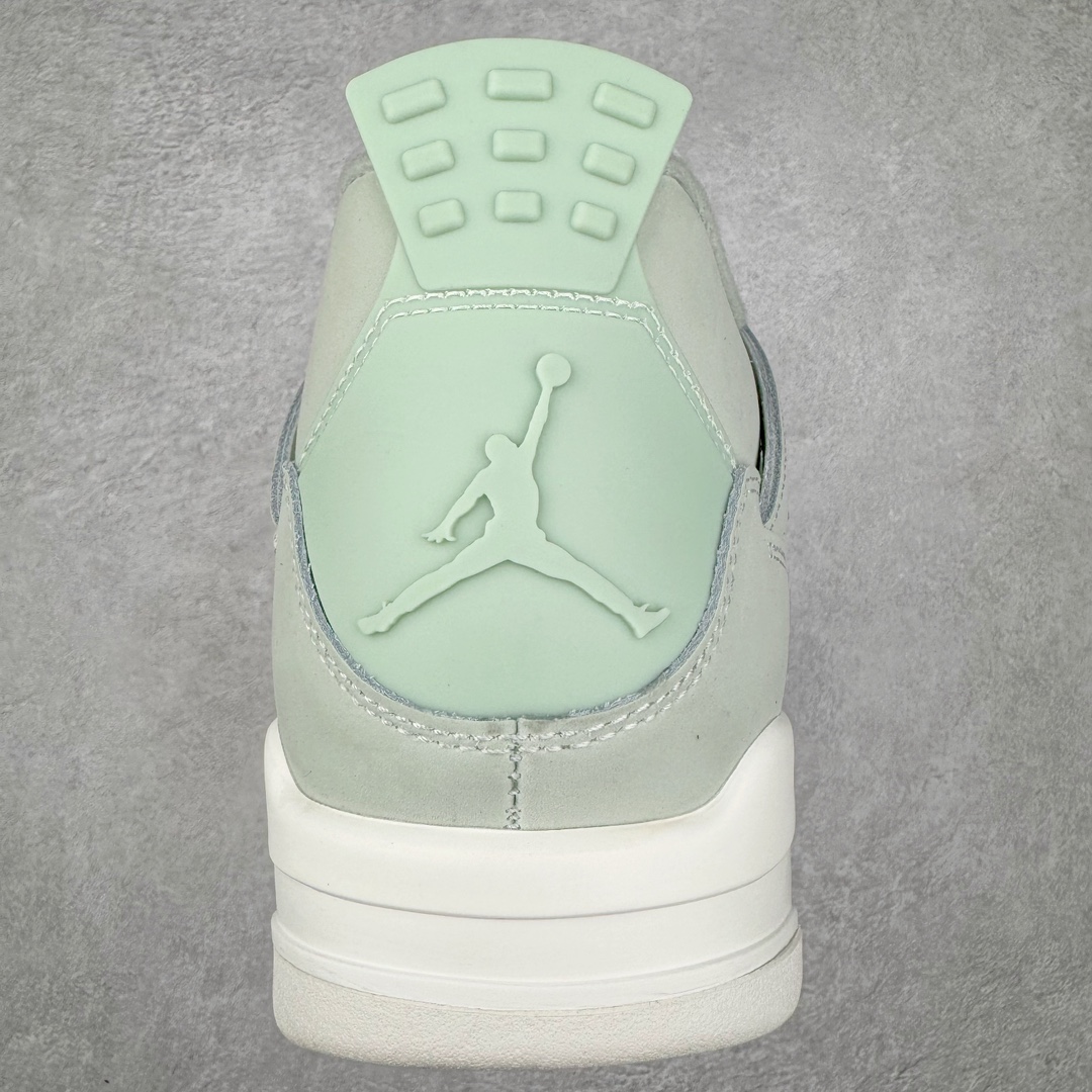 图片[8]-＃K版纯原 Air Jordan AJ4 \\\”Seafoam\\\” 薄荷绿 HV0823-003 全新升级改良 原鞋原楦原纸板同源开发 完美呈现乔4的版型 内侧正确双色网格 还原细节 原厂皮料 正确气垫颜色 正确网格工艺 正确拉帮工艺 全鞋原装材料制作 原档案原模具打造 支持全方位与正品对比 尺码：36 36.5 37.5 38 38.5 39 40 40.5 41 42 42.5 43 44 44.5 45 46 47.5-选品中心