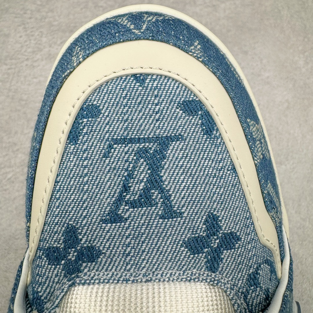 图片[15]-＃GD广顶 Louis Vuitton Trainer lv路易威登时装走秀运动时尚板鞋 外贸零售特供批次 2023全新纸板数据 印花高频效果碾压市面 市售天花板产物 耗时半年巨作 全套原厂新版原纸板楦头开发 原厂特供皮料加持 市场所有版本中综合最强的货品 GD实力大厂出品 全网最全配色更新最快 最成熟的做工稳定的品控 完美鞋型超高的清洁度 零毛边线头瑕疵 全套原楦原纸版原鞋开模 全网最具灵魂的版型 正确原装黄色鞋盒 正确中底印花 鞋面印花3D高频深度立体 全鞋电脑针车 紧密相连 针距密度一致 环保乳胶注塑鞋垫 厚度脚感还原原版 皮面裁剪部位 统一油边封口工艺 原装橡胶大底含胶量大底组合零偏差 专柜全套包装 防尘袋 说明书 质保卡 男女鞋 尺码：35 36 37 38 39 40 41 42 43 44 45-选品中心