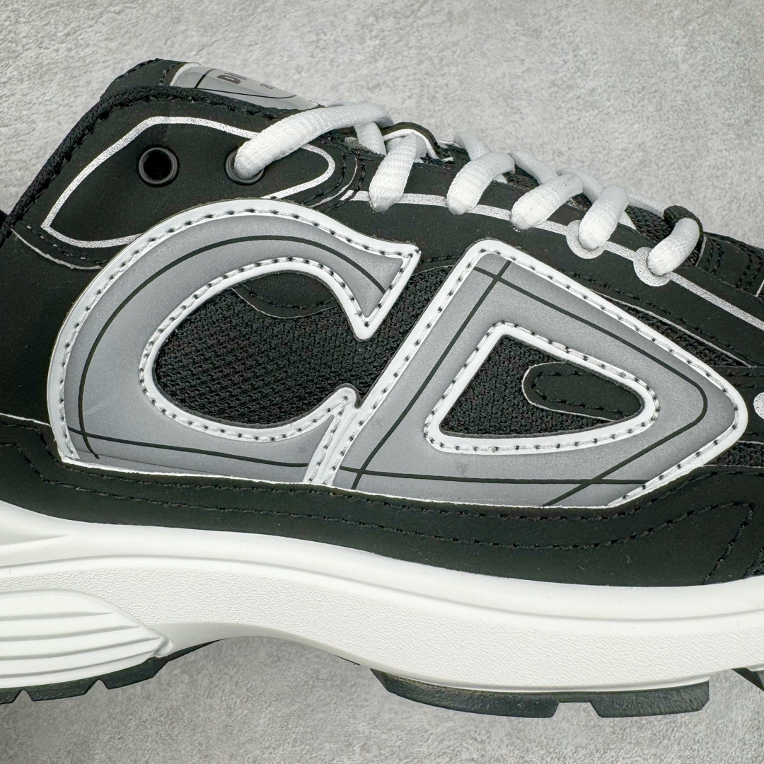 图片[19]-＃GD广顶 Dior B30 迪奥网眼织物低帮运动休闲鞋 原版开模 海淘专供品质同渠道货源 全套专柜原装配件 该款系列采用黑网色眼织物白和色科技料面精心制 作饰以反光“CD30”图形标志 外格轻盈的刻雕效果橡胶鞋搭底配标志性点的缀提升格调 内弹部力细节塑造想理的舒适穿着体验可与各休式闲造型配搭 彰显尚时现代的运风动范 正常尺码：39 40 41 42 43 44 45-选品中心