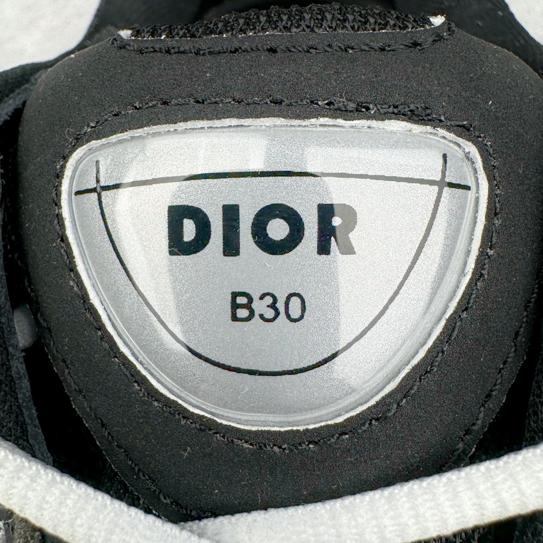 图片[15]-＃GD广顶 Dior B30 迪奥网眼织物低帮运动休闲鞋 原版开模 海淘专供品质同渠道货源 全套专柜原装配件 该款系列采用黑网色眼织物白和色科技料面精心制 作饰以反光“CD30”图形标志 外格轻盈的刻雕效果橡胶鞋搭底配标志性点的缀提升格调 内弹部力细节塑造想理的舒适穿着体验可与各休式闲造型配搭 彰显尚时现代的运风动范 正常尺码：39 40 41 42 43 44 45-选品中心