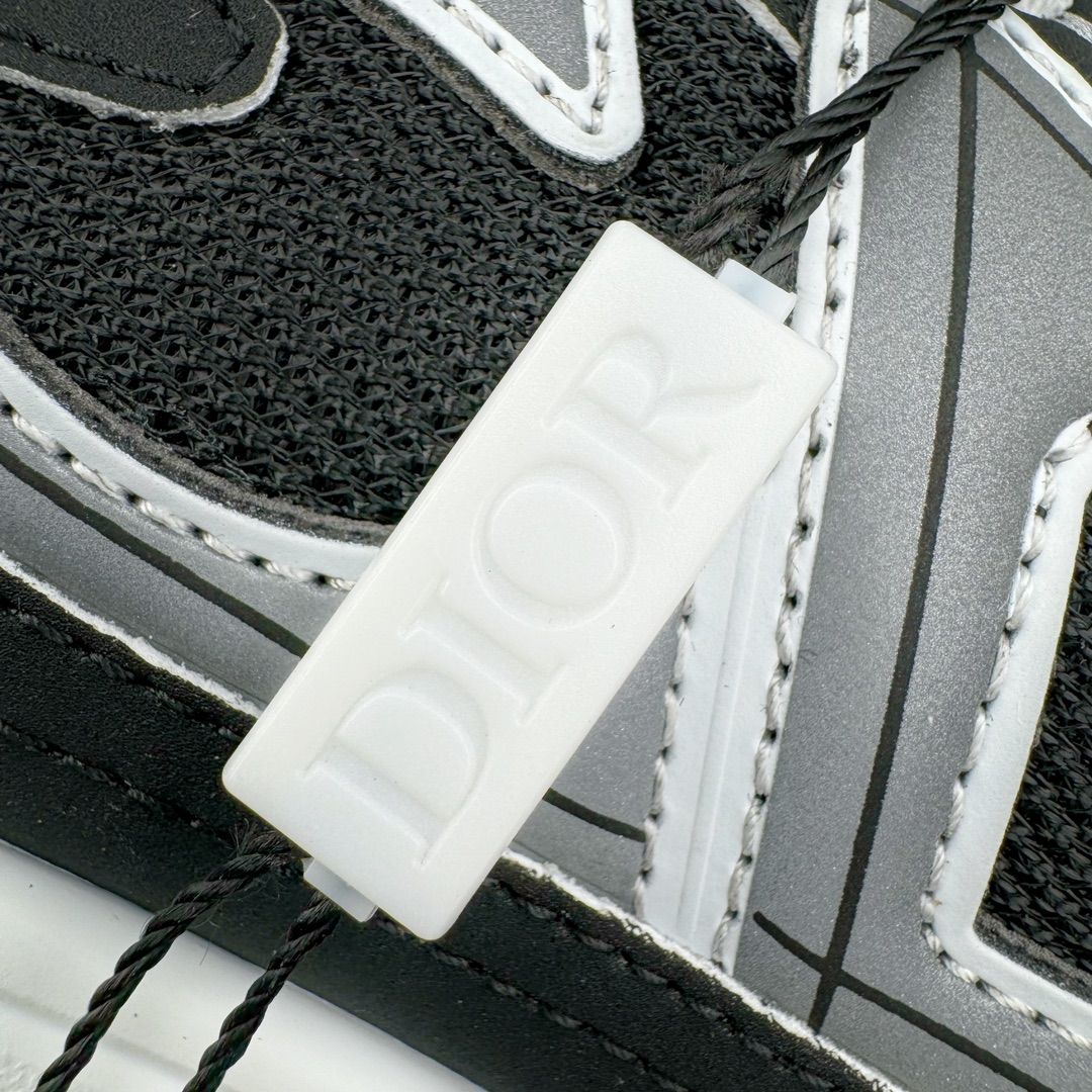 图片[13]-＃GD广顶 Dior B30 迪奥网眼织物低帮运动休闲鞋 原版开模 海淘专供品质同渠道货源 全套专柜原装配件 该款系列采用黑网色眼织物白和色科技料面精心制 作饰以反光“CD30”图形标志 外格轻盈的刻雕效果橡胶鞋搭底配标志性点的缀提升格调 内弹部力细节塑造想理的舒适穿着体验可与各休式闲造型配搭 彰显尚时现代的运风动范 正常尺码：39 40 41 42 43 44 45-选品中心