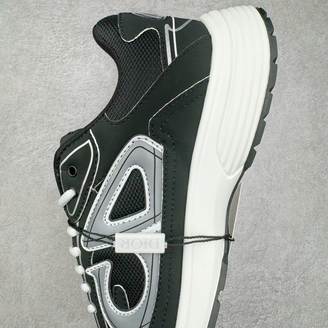 图片[7]-＃GD广顶 Dior B30 迪奥网眼织物低帮运动休闲鞋 原版开模 海淘专供品质同渠道货源 全套专柜原装配件 该款系列采用黑网色眼织物白和色科技料面精心制 作饰以反光“CD30”图形标志 外格轻盈的刻雕效果橡胶鞋搭底配标志性点的缀提升格调 内弹部力细节塑造想理的舒适穿着体验可与各休式闲造型配搭 彰显尚时现代的运风动范 正常尺码：39 40 41 42 43 44 45-选品中心