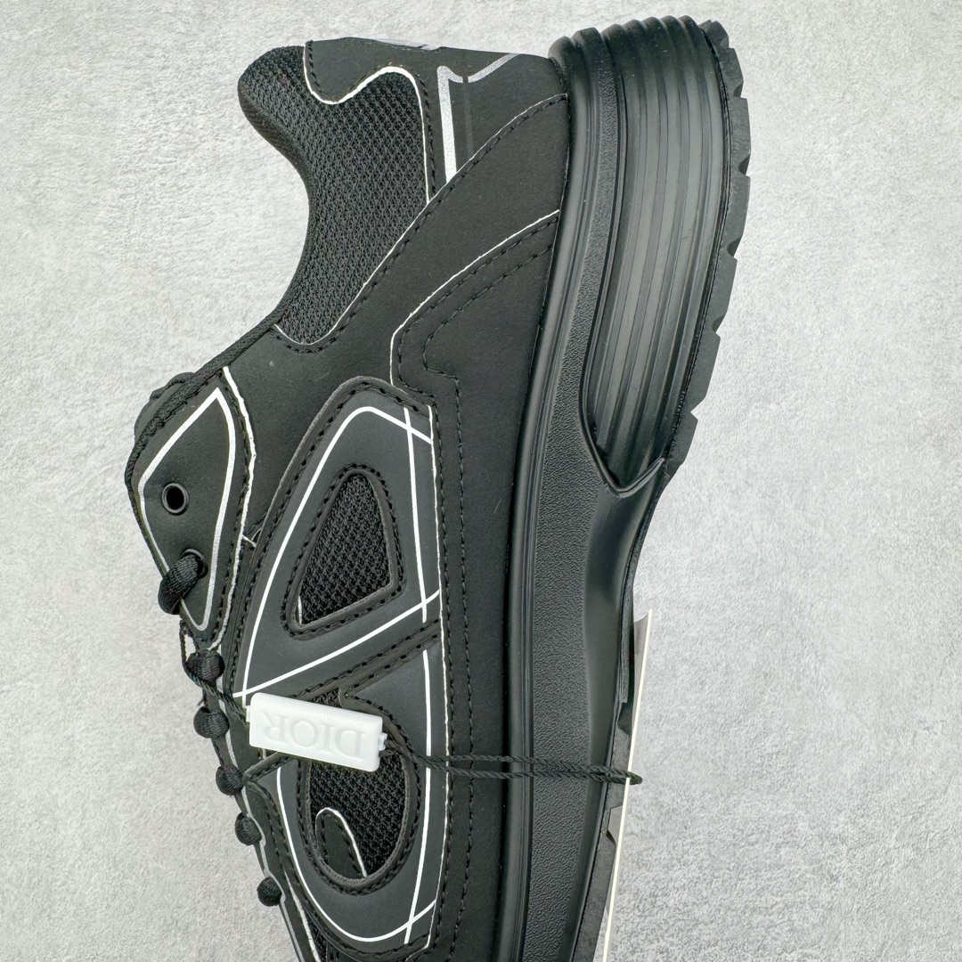 图片[7]-＃GD广顶 Dior B30 迪奥网眼织物低帮运动休闲鞋 原版开模 海淘专供品质同渠道货源 全套专柜原装配件 该款系列采用黑网色眼织物白和色科技料面精心制 作饰以反光“CD30”图形标志 外格轻盈的刻雕效果橡胶鞋搭底配标志性点的缀提升格调 内弹部力细节塑造想理的舒适穿着体验可与各休式闲造型配搭 彰显尚时现代的运风动范 正常尺码：39 40 41 42 43 44 45-选品中心