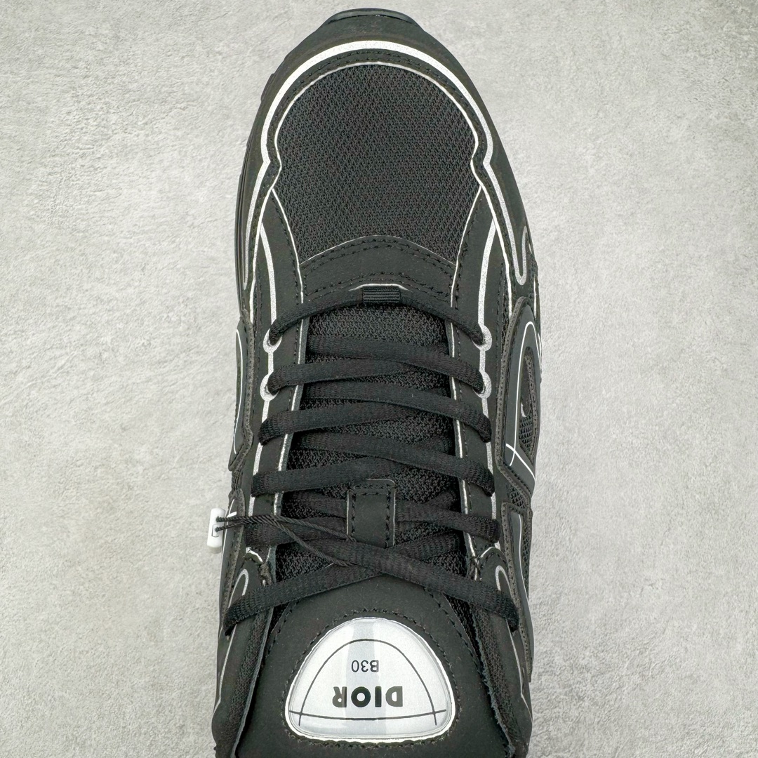 图片[4]-＃GD广顶 Dior B30 迪奥网眼织物低帮运动休闲鞋 原版开模 海淘专供品质同渠道货源 全套专柜原装配件 该款系列采用黑网色眼织物白和色科技料面精心制 作饰以反光“CD30”图形标志 外格轻盈的刻雕效果橡胶鞋搭底配标志性点的缀提升格调 内弹部力细节塑造想理的舒适穿着体验可与各休式闲造型配搭 彰显尚时现代的运风动范 正常尺码：39 40 41 42 43 44 45-选品中心