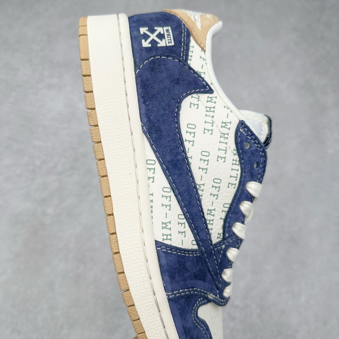 图片[6]-TS x Air Jordan AJ1 Low 倒钩低帮联名定制配色 SJ2086-110 原厂内置气垫魔块 A模大底 头层小牛皮 鞋舌AJ原厂专用牛津布+AJ专用反口珍珠布+原厂无杂质高弹内里海棉+特殊封边弹力鞋带 尺码：36 36.5 37.5 38 38.5 39 40 40.5 41 42 42.5 43 44 44.5 45 46 47.5-选品中心