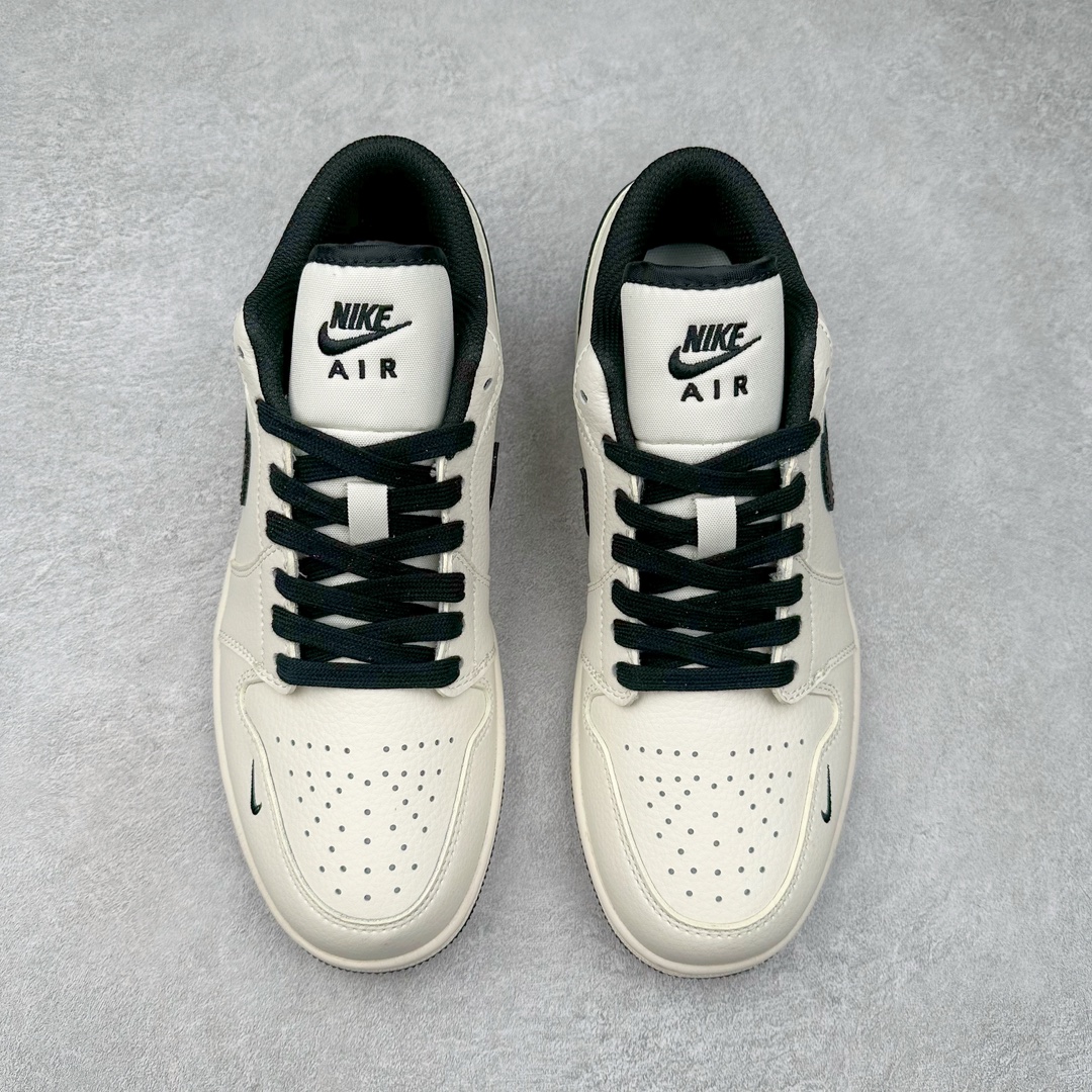 图片[2]-Air Jordan AJ1 Low 低帮系列定制配色 SJ9950-009 原厂内置气垫魔块 A模大底 头层小牛皮 鞋舌AJ原厂专用牛津布+AJ专用反口珍珠布+原厂无杂质高弹内里海棉+特殊封边弹力鞋带 尺码：36 36.5 37.5 38 38.5 39 40 40.5 41 42 42.5 43 44 44.5 45 46-选品中心