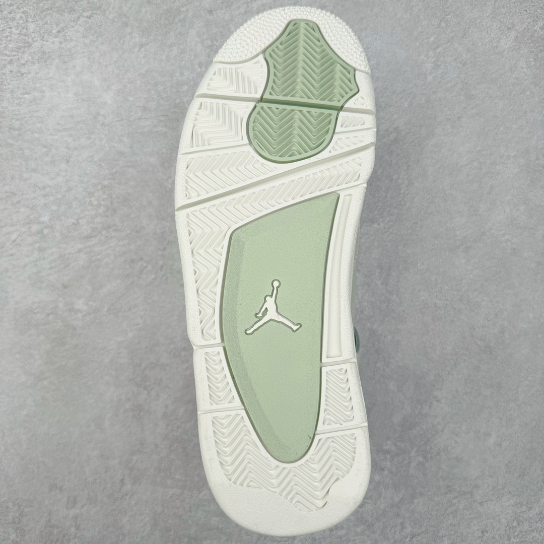 图片[9]-＃DT/R1纯原 Air Jordan AJ4 \\\”Seafoam\\\” 薄荷绿 HV0823-003 原鞋开发原楦原纸板同源开发 完美呈现乔4的版型 内侧正确双色网格 还原细节 原厂皮料 正确气垫颜色 正确网格工艺 正确拉帮工艺 全鞋原装材料制作 原档案原模具打造 支持全方位与正品对比 尺码：40 40.5 41 42 42.5 43 44 44.5 45 46 47.5 48.5-选品中心