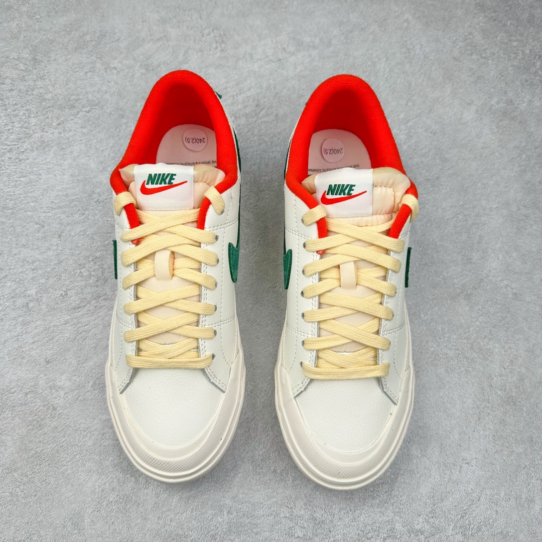 图片[2]-＃奥莱Zp订单福利 NK Blazer Low \’1977 VNTG SS 经典开拓者低帮百搭休闲运动板鞋 独家渠道 市面未流通批次 奥莱直播间499 599一样的东西 碾压市面现存所有版本 公司一样的东西 超值回馈 帮你省钱 支持各种鉴定 采用环保材料的大底 独特的鞋面连者鞋底印刷 演绎出了这个配色的独特风格 眼前的新设计选用皮质 配出当下流行的阴阳元素 呈现属于现代潮流的美感 尺码：35.5 36 36.5 37.5 38 38.5 39 40 40.5 41 42 42.5 43 44 44.5 45-选品中心